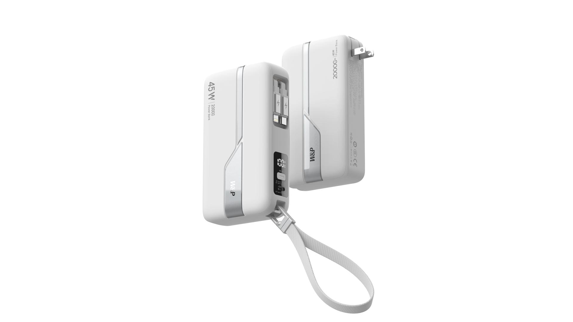 London Design Awards Winner - Power Bank with Retractable Cable