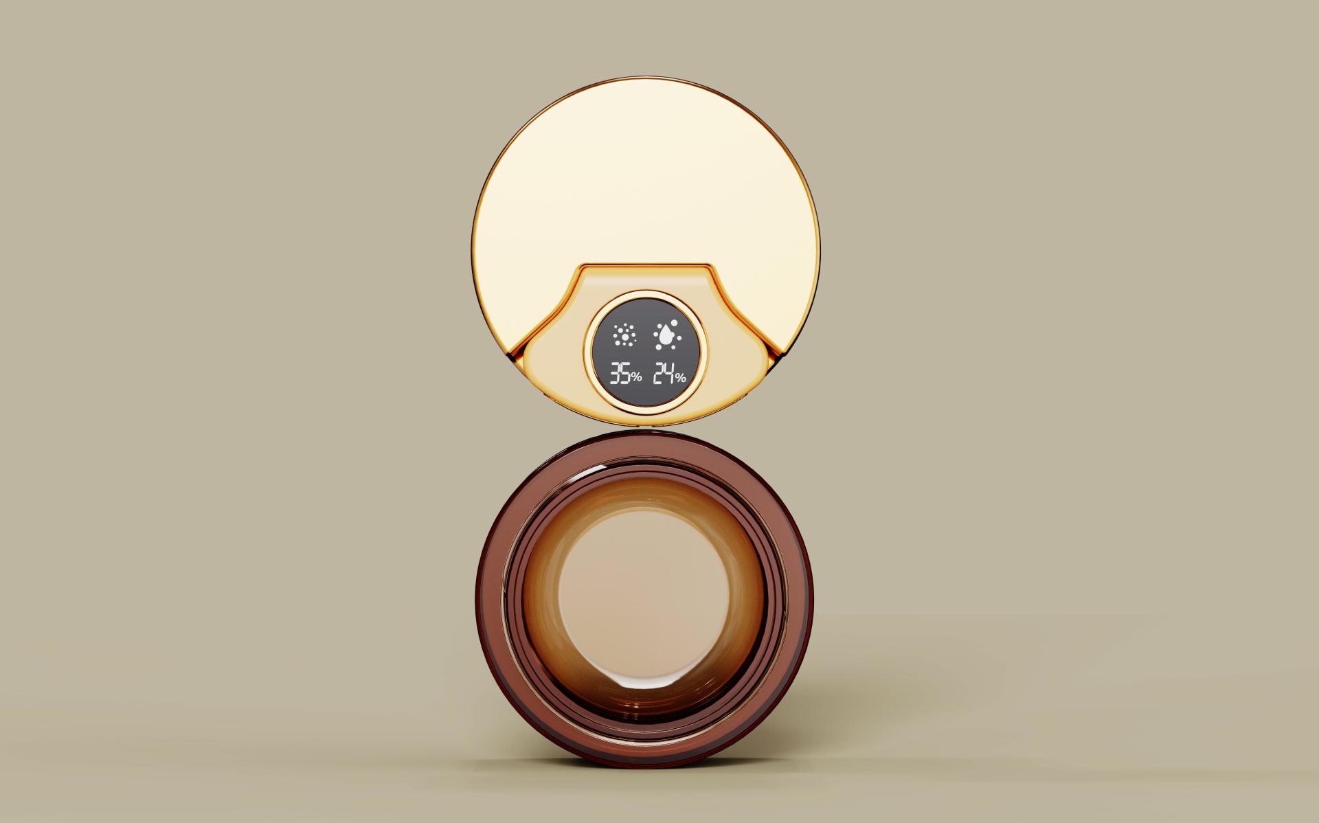 London Design Awards Winner - Smart Light Therapy Skin Analyzer with Dual-Function Cap Des
