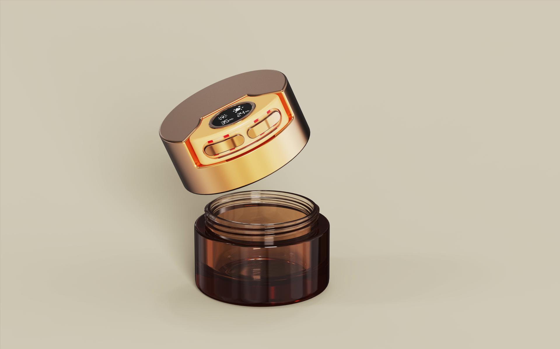 London Design Awards Winner - Smart Light Therapy Skin Analyzer with Dual-Function Cap Des