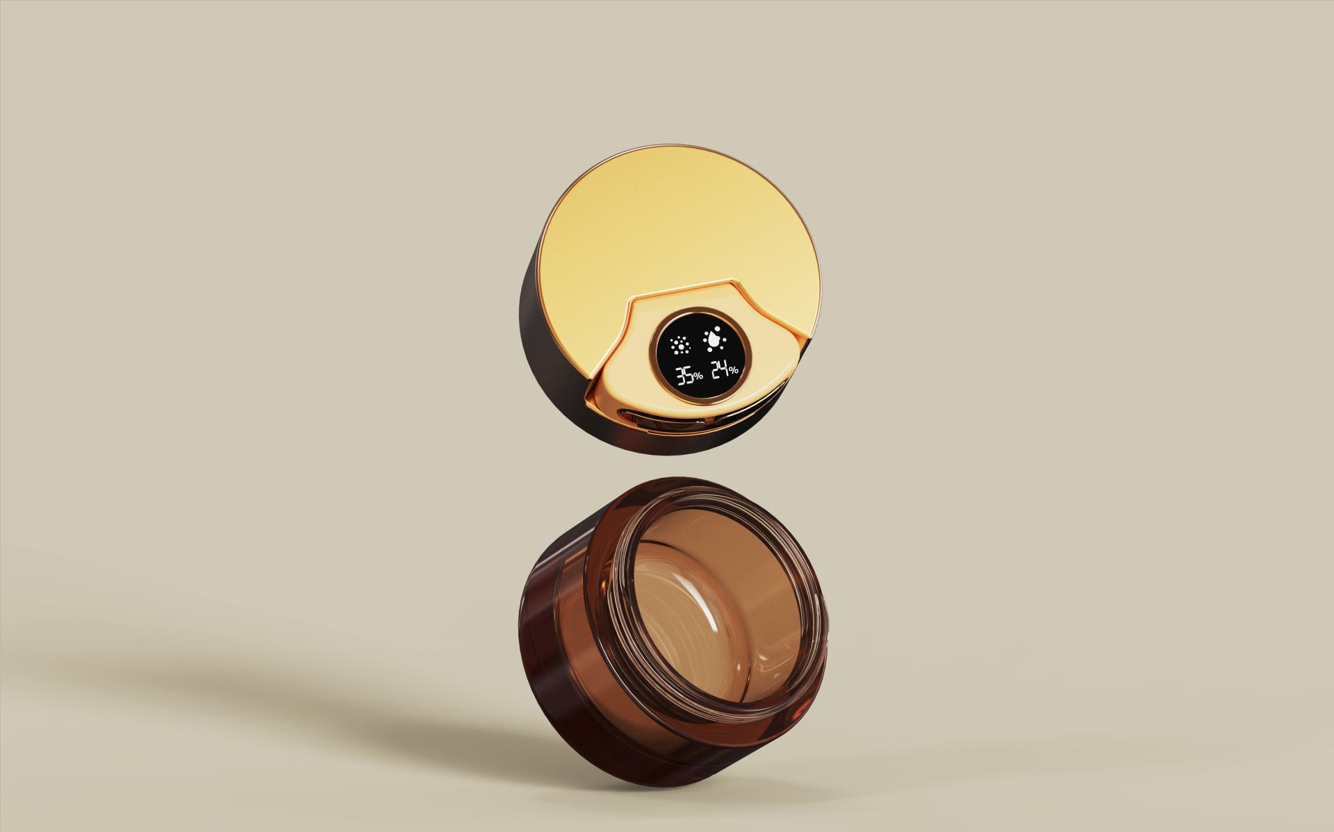 London Design Awards Winner - Smart Light Therapy Skin Analyzer with Dual-Function Cap Des