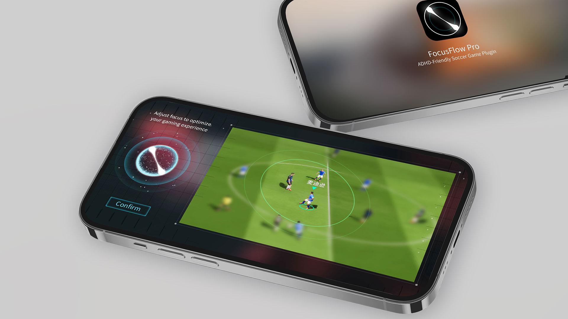 London Design Awards Winner - FocusFlow Pro — ADHD-Friendly Soccer Game Plugin