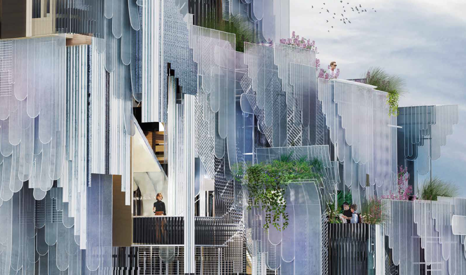 London Design Awards Winner - Layering Pocekts - Fish Dining Venue