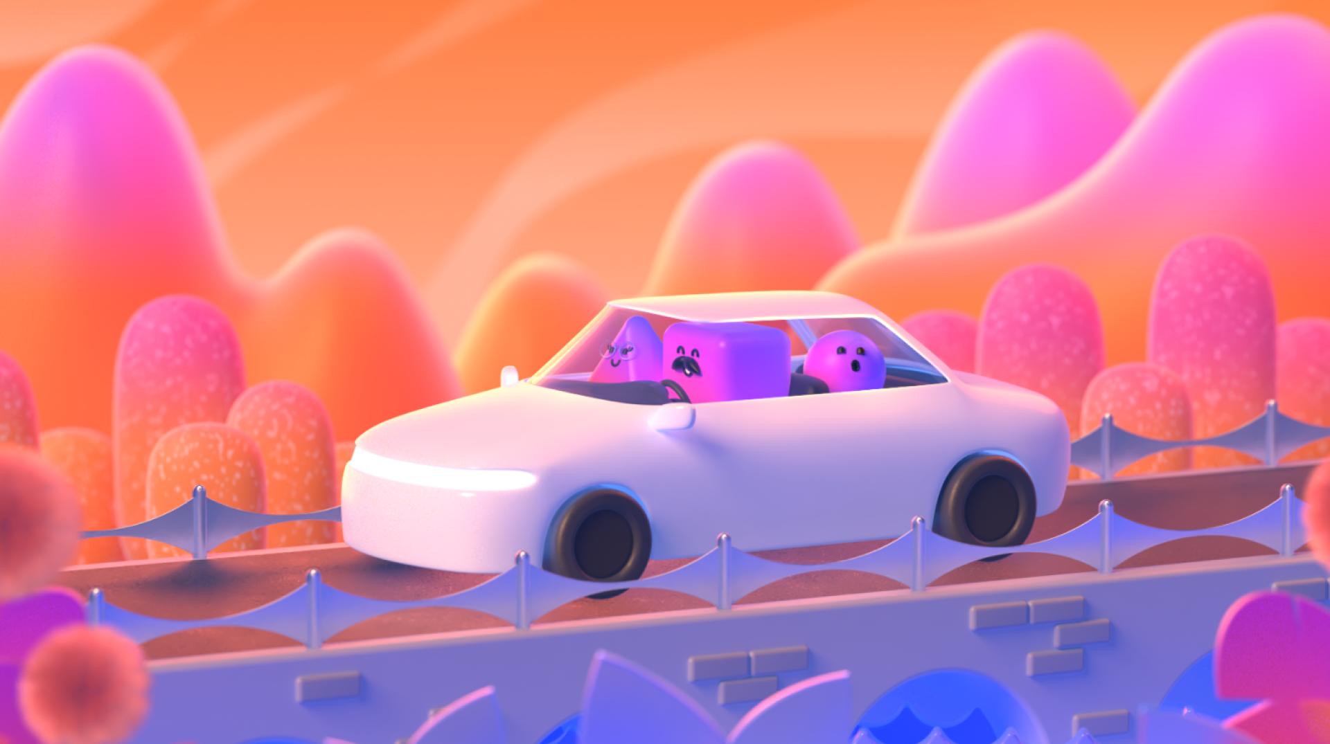 London Design Awards Winner - Yandex Plus Illustration Style