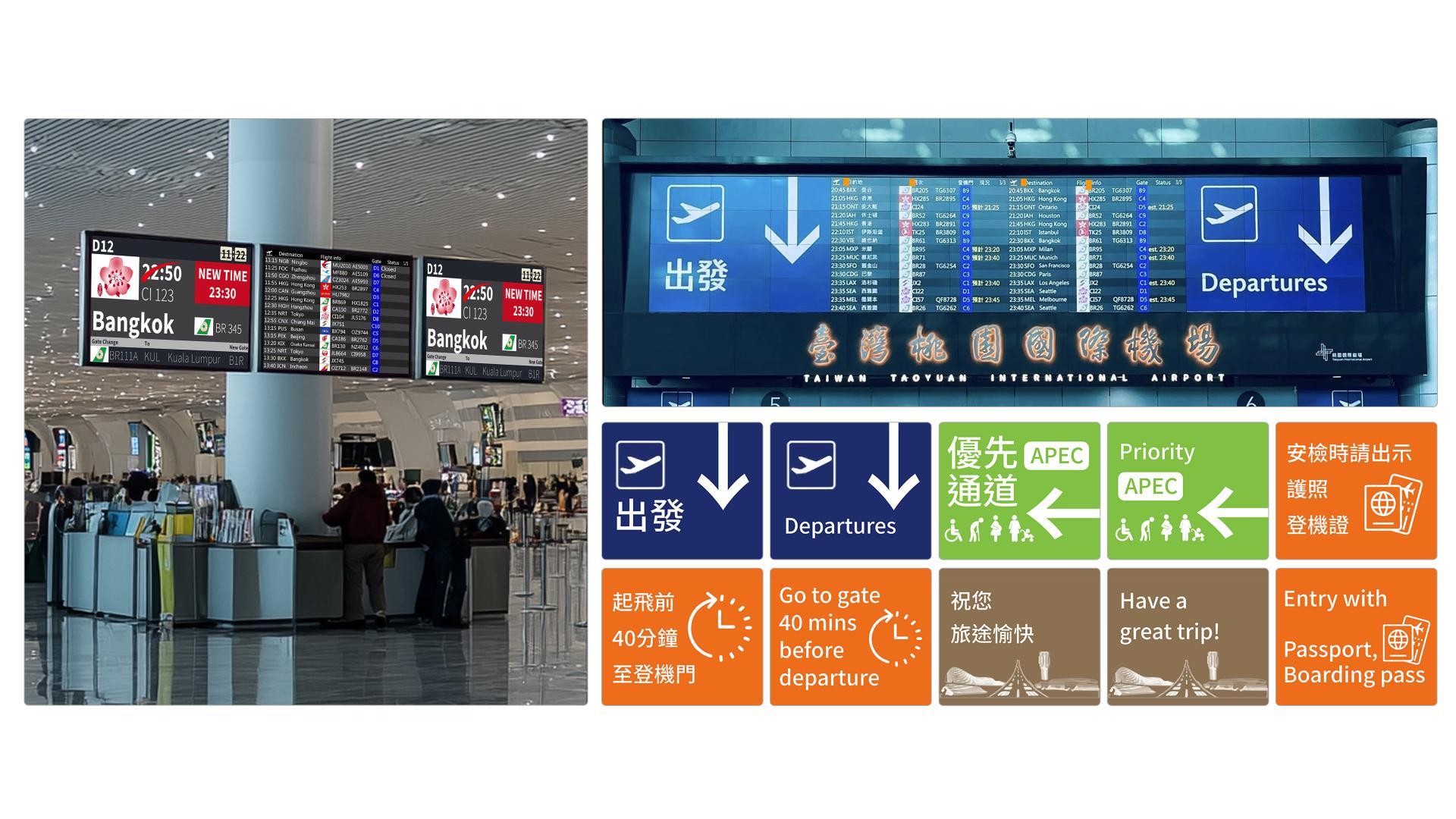 London Design Awards Winner - Taoyuan International Airport - FIDS system