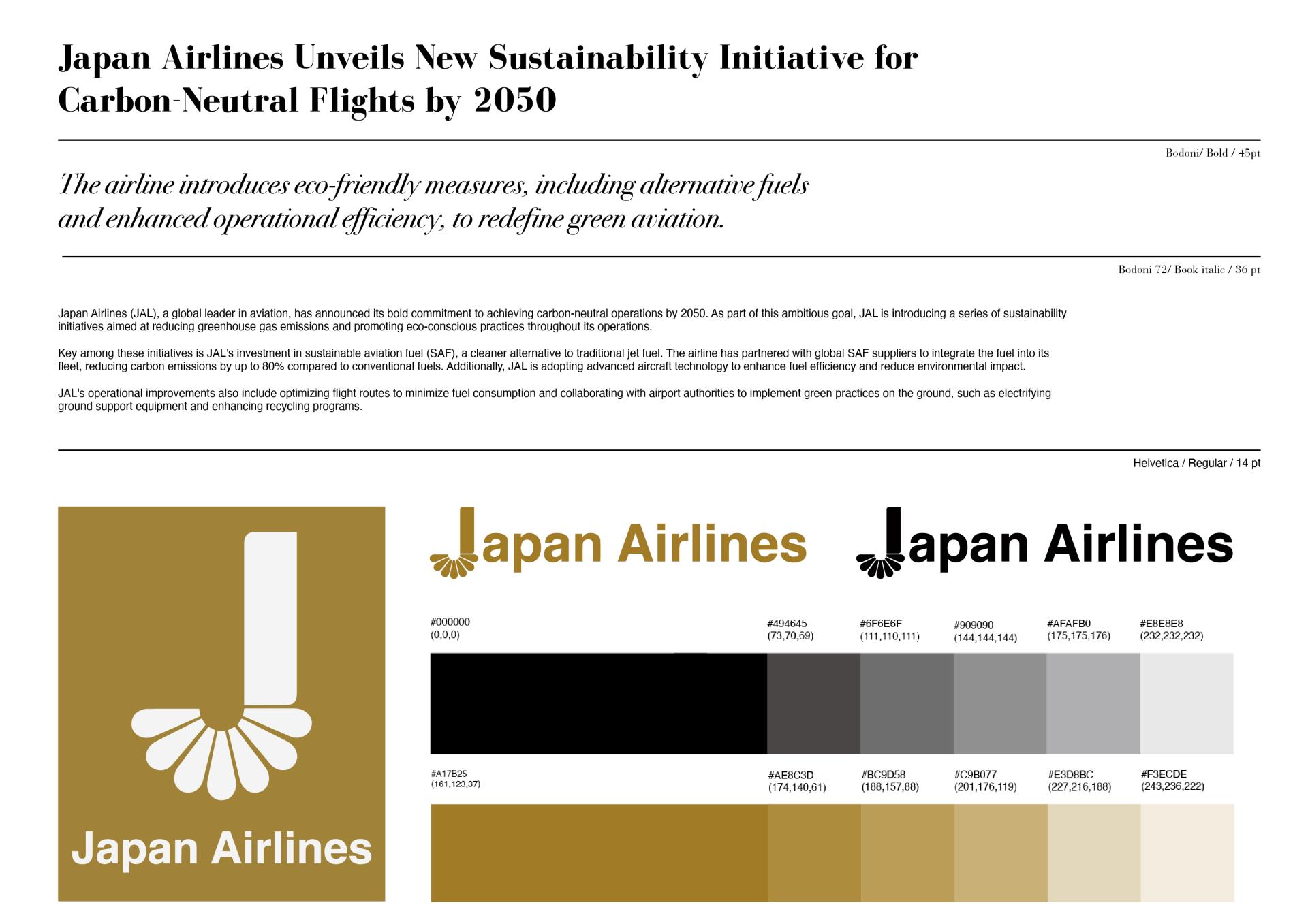 London Design Awards Winner - Japan Airlines
