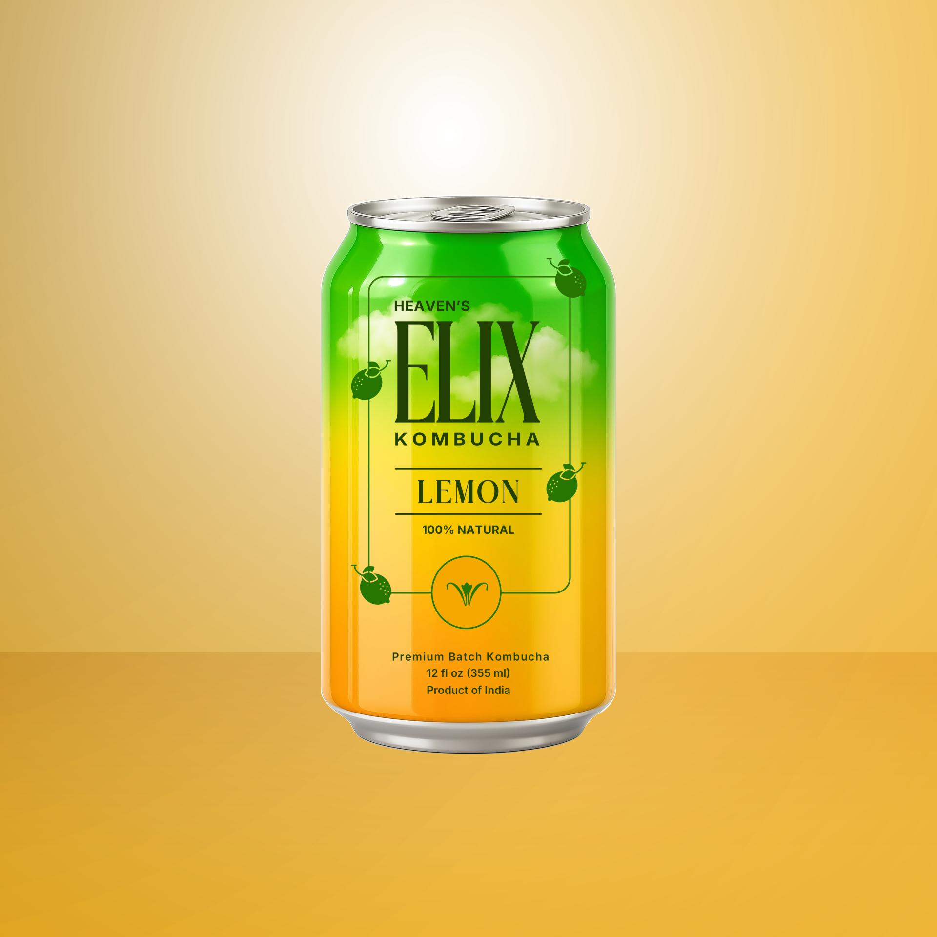 London Design Awards Winner - Heavens Elix Kombucha Design
