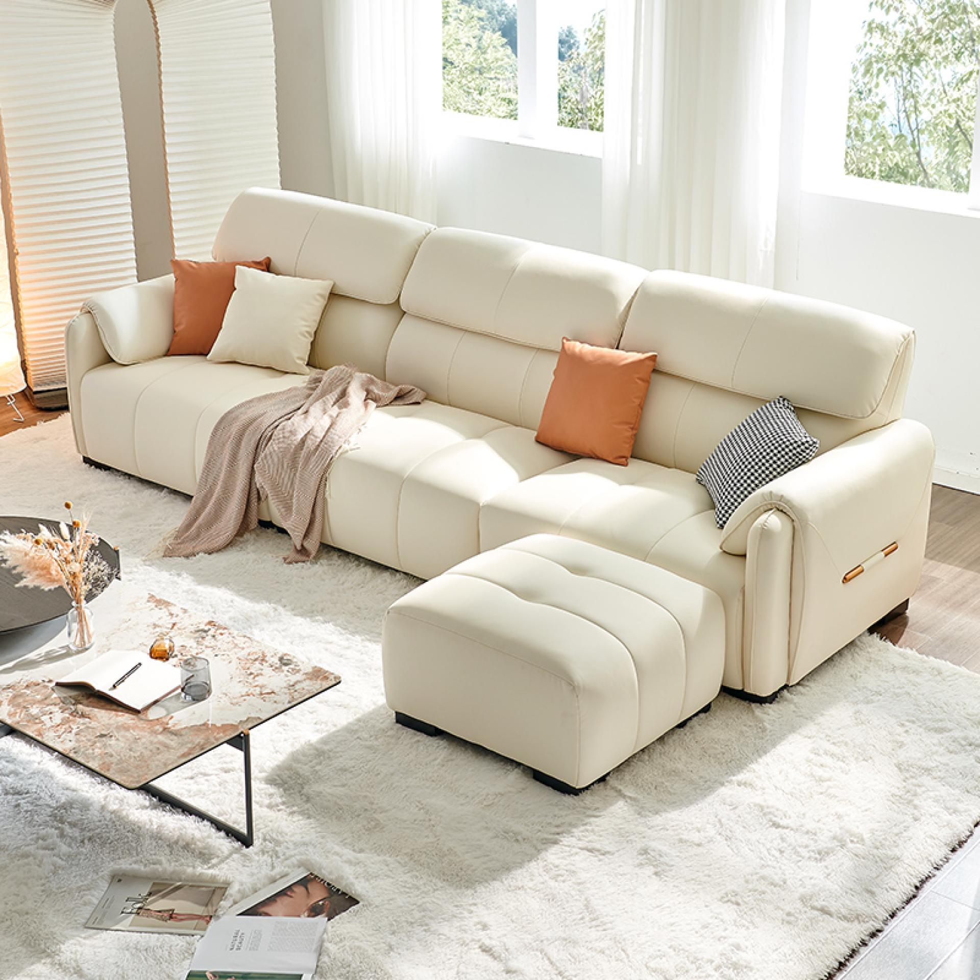 London Design Awards Winner - Elephant Ear Genuine Leather Sofa