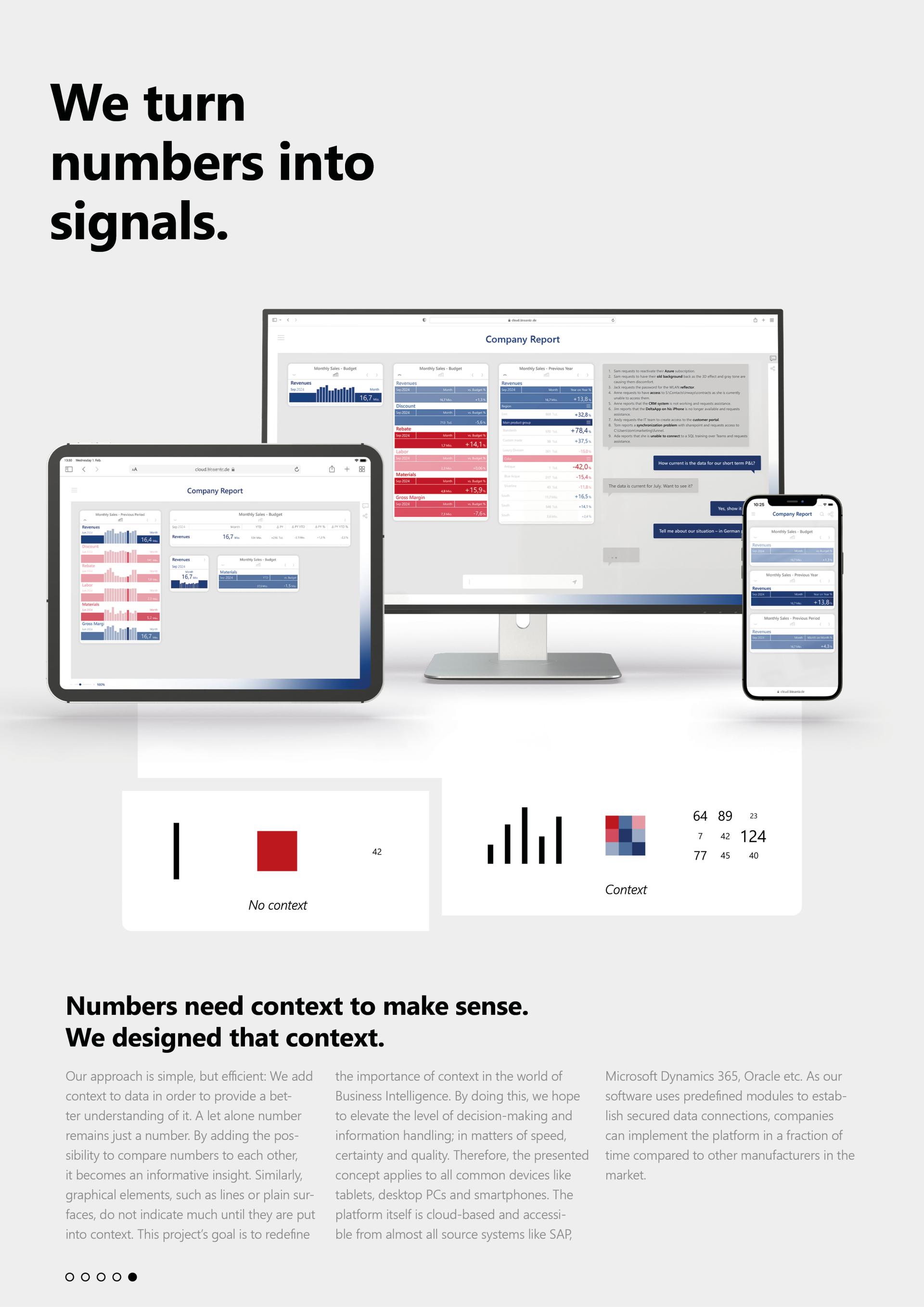 London Design Awards Winner - DeltaApp: A full-service guided analytics platform