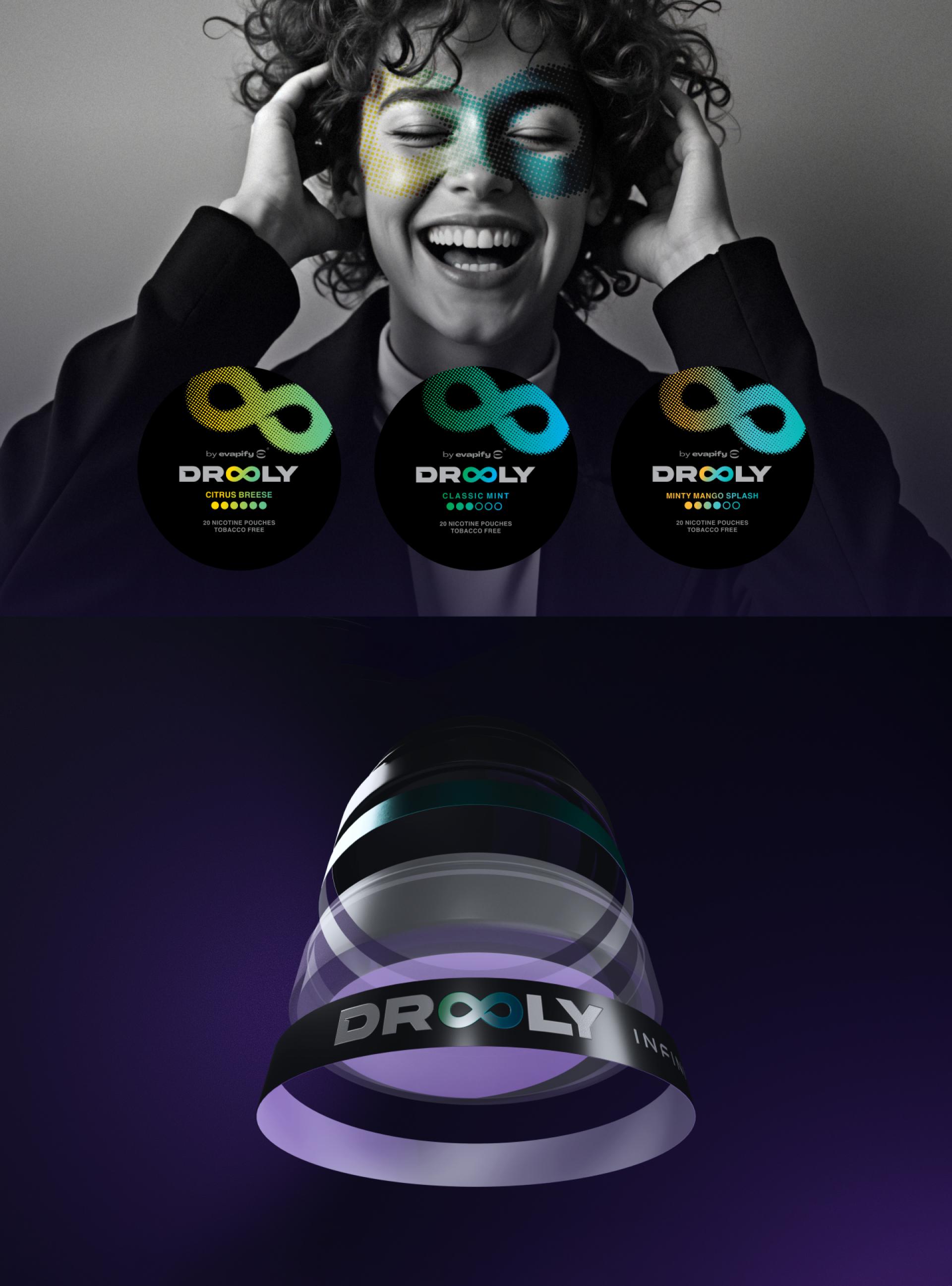 London Design Awards Winner - Drooly Infinitely: A Bold New Identity