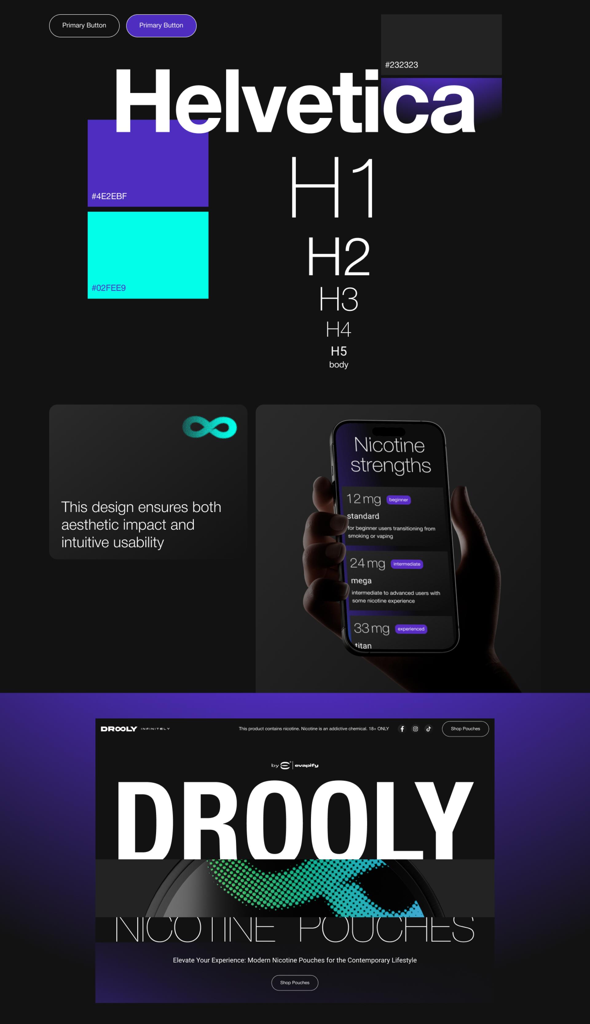 London Design Awards Winner - Drooly Infinitely: A Bold New Identity