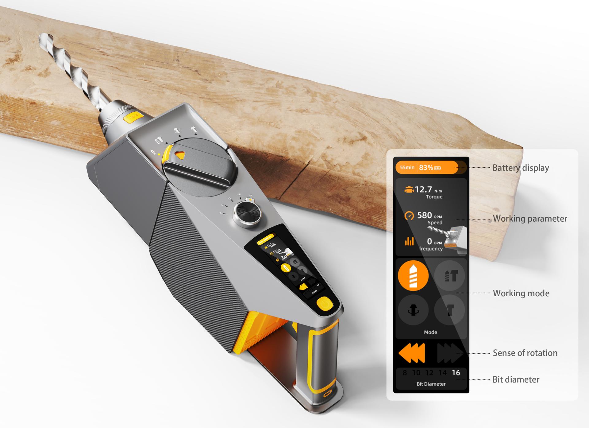London Design Awards Winner - PowerHorn Electric Hammer
