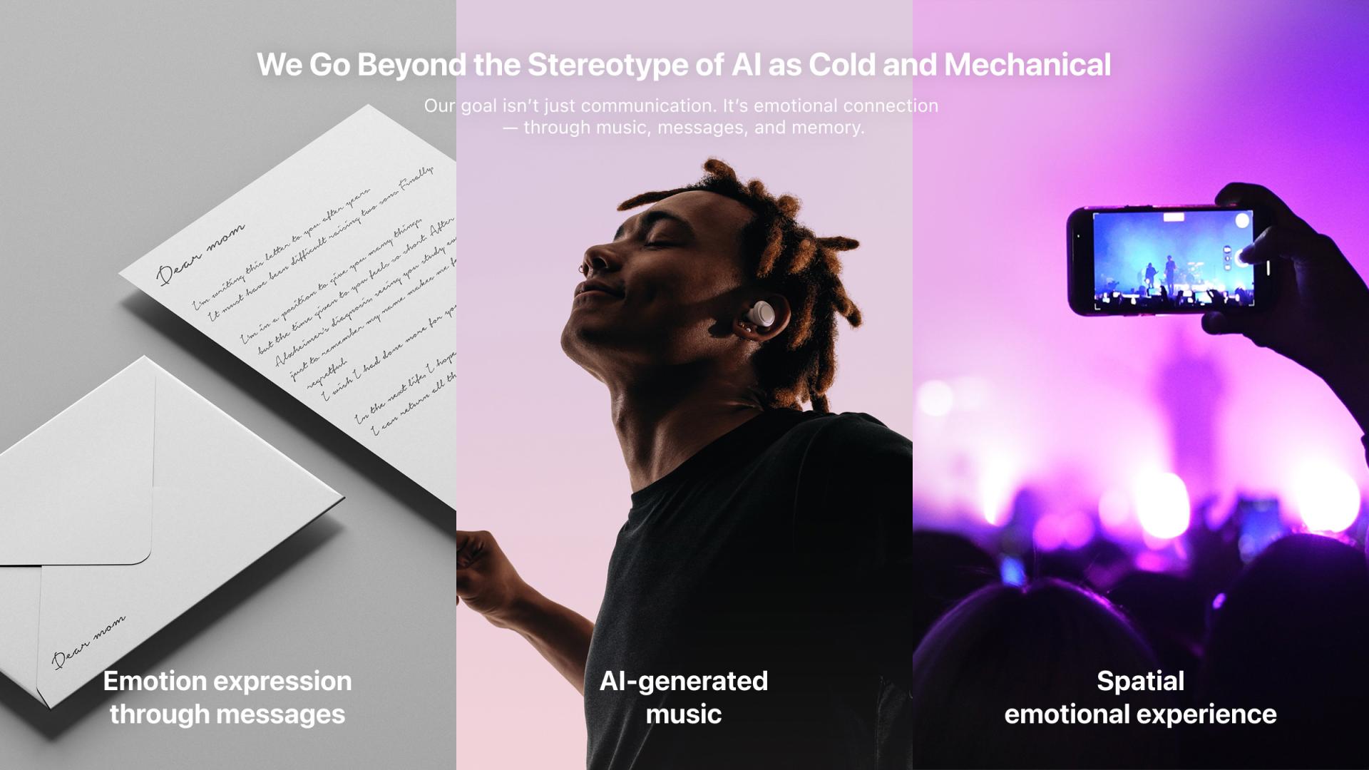 London Design Awards Winner - LOVE OUT LOUD: Turning Human Emotions into Music through AI