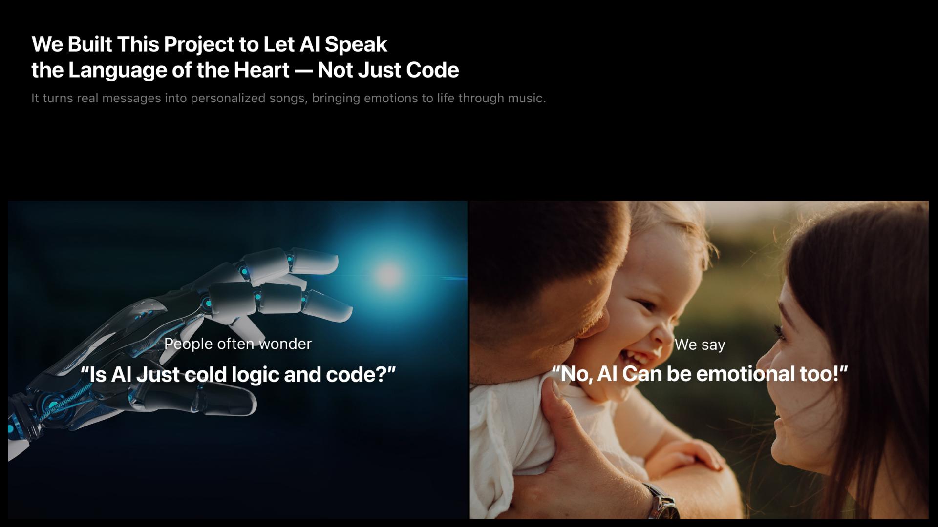 London Design Awards Winner - LOVE OUT LOUD: Turning Human Emotions into Music through AI