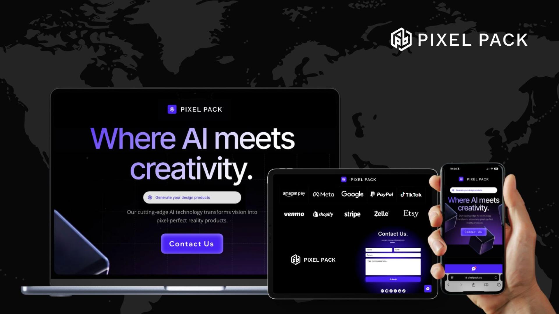London Design Awards Winner - Pixel Pack AI Platform