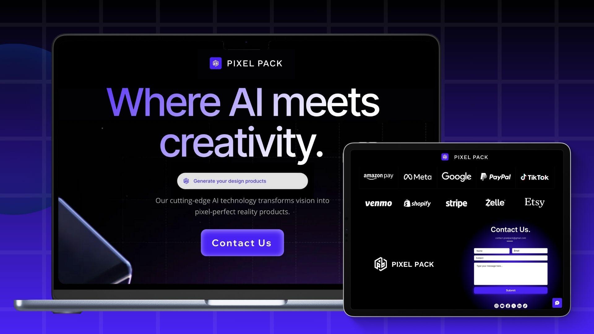 London Design Awards Winner - Pixel Pack AI Platform