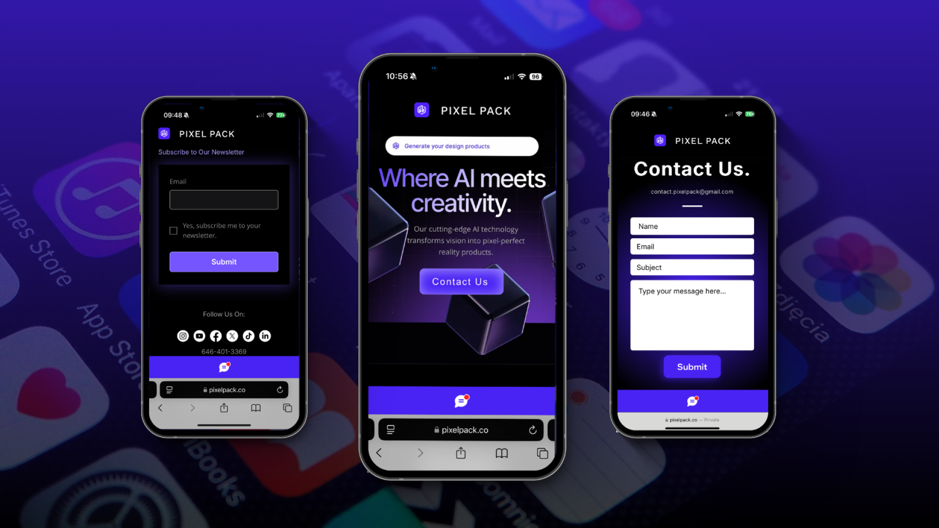 London Design Awards Winner - Pixel Pack AI Platform