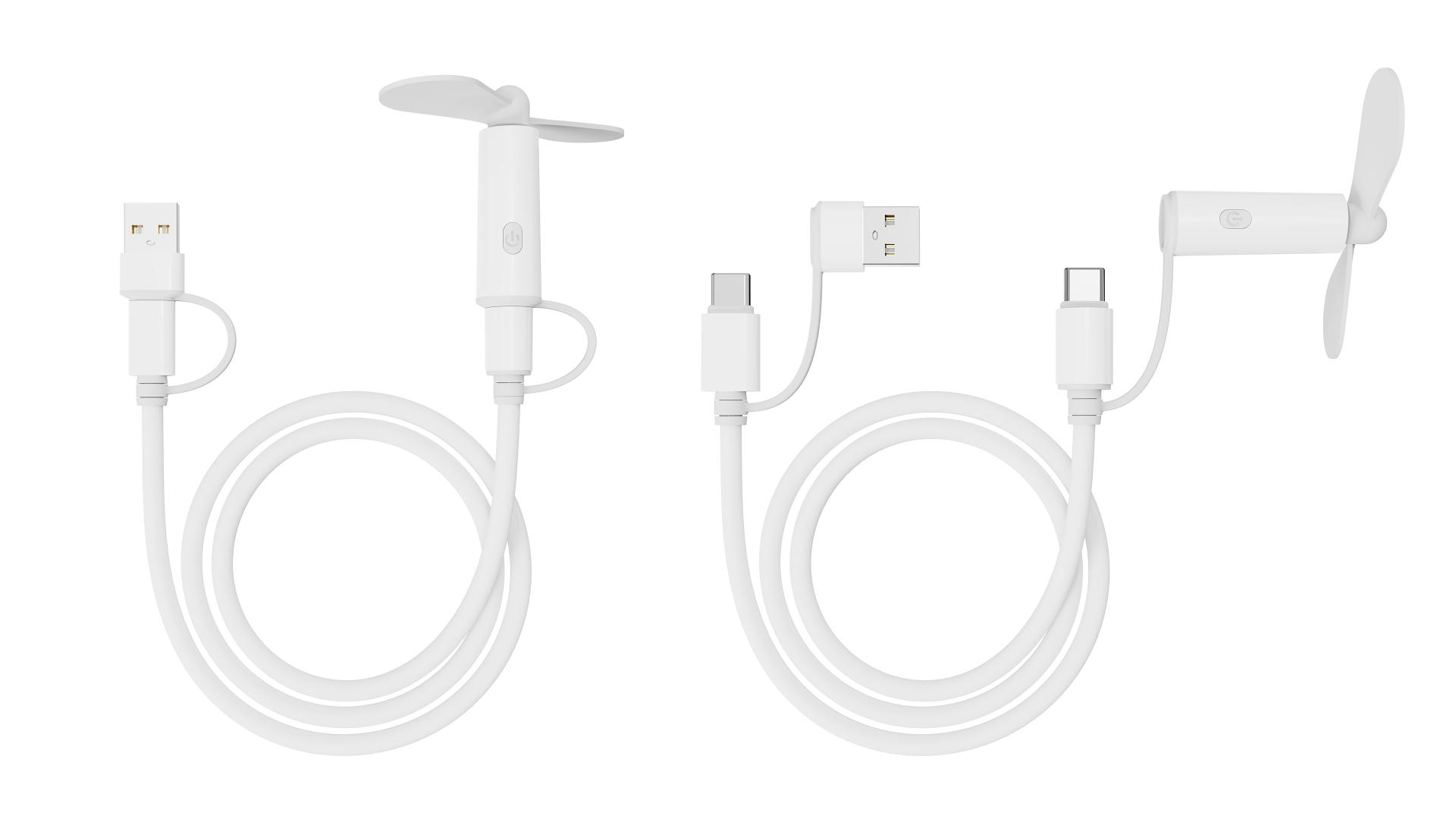 London Design Awards Winner - Data Cable with Fan Function