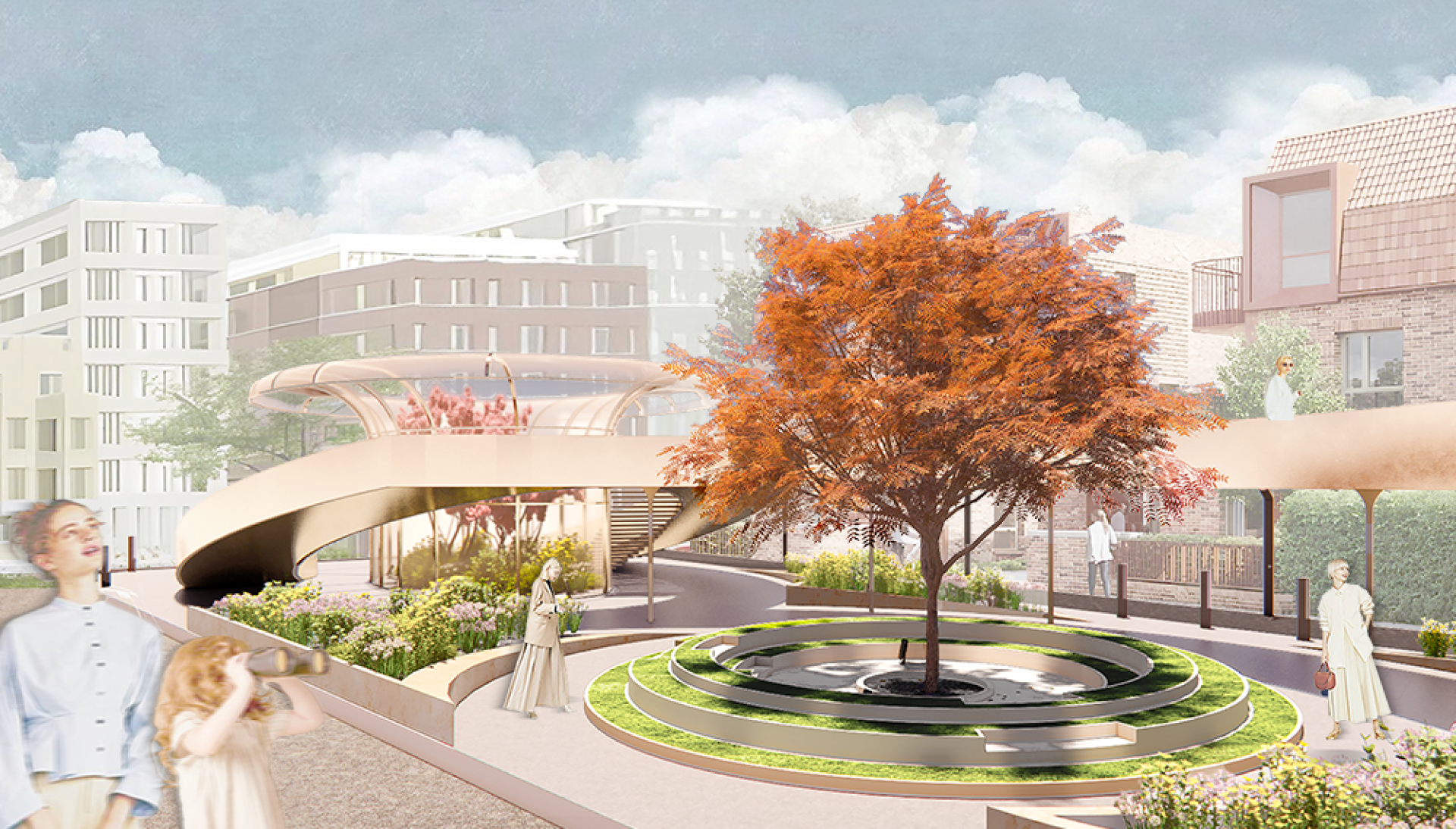 London Design Awards Winner - MINDMEADOW-Healing Teail Walking Area