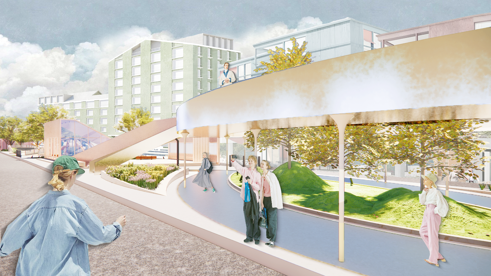 London Design Awards Winner - MINDMEADOW-Healing Teail Walking Area