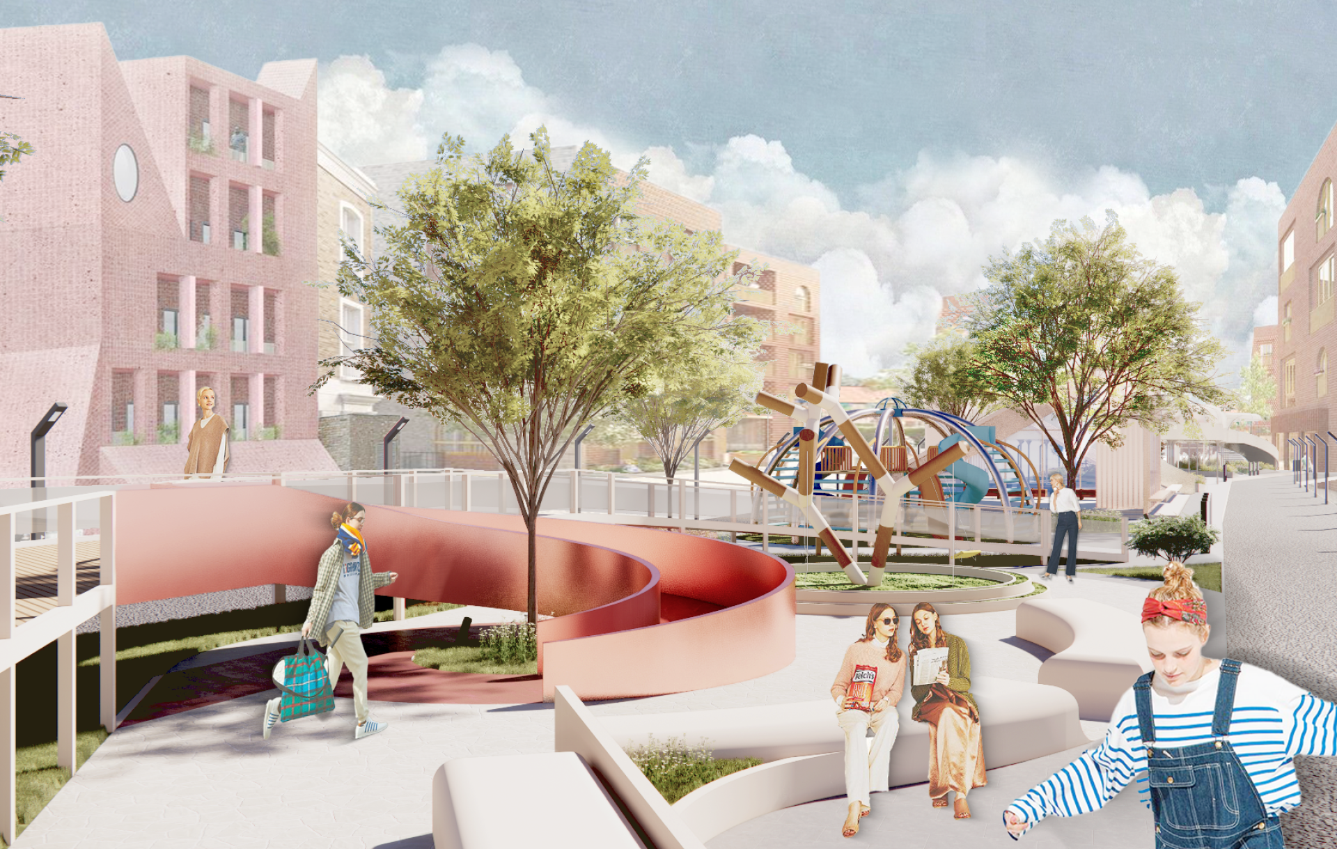 London Design Awards Winner - MINDMEADOW-Healing Teail Walking Area