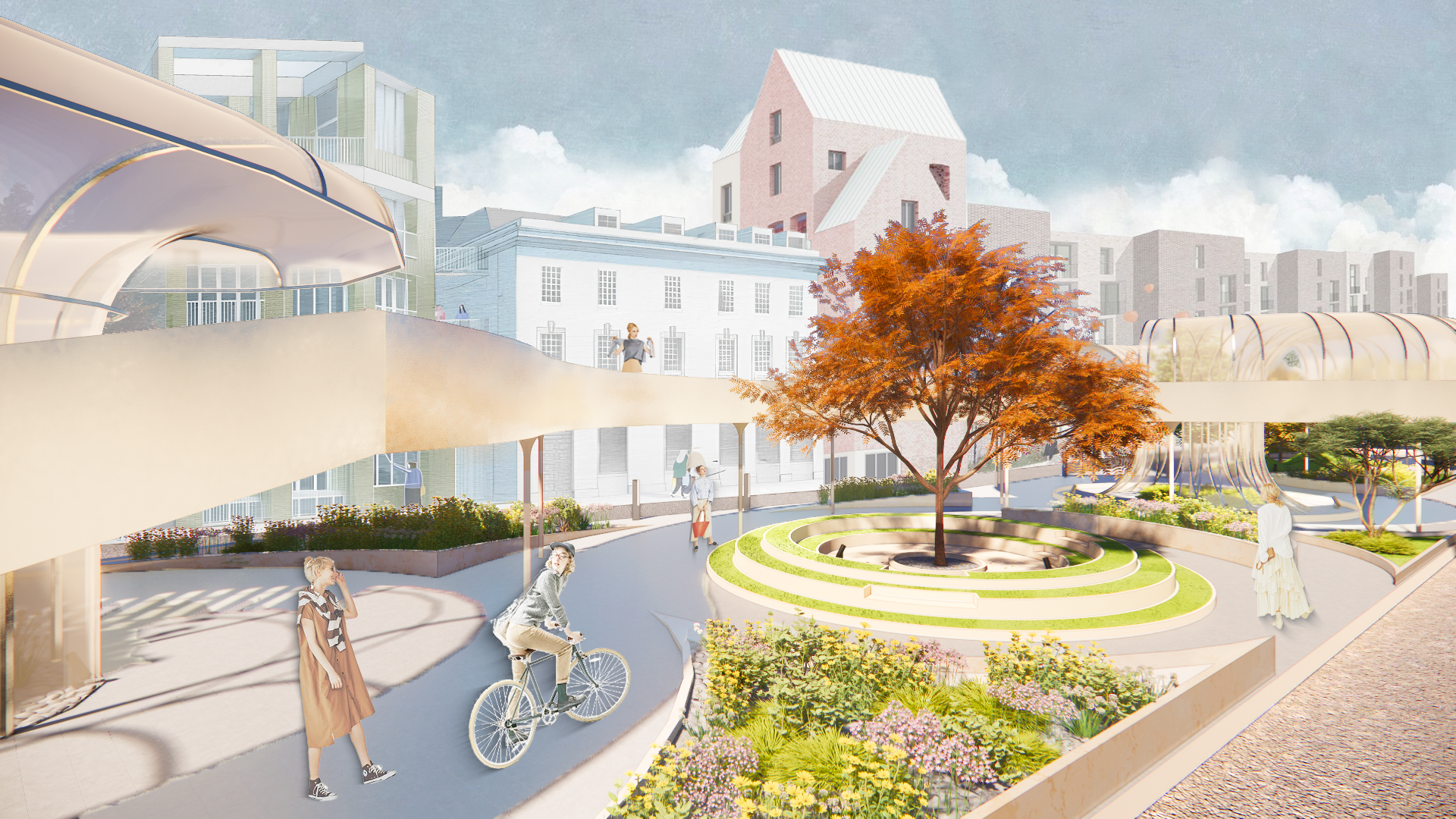 London Design Awards Winner - MINDMEADOW-Healing Teail Walking Area