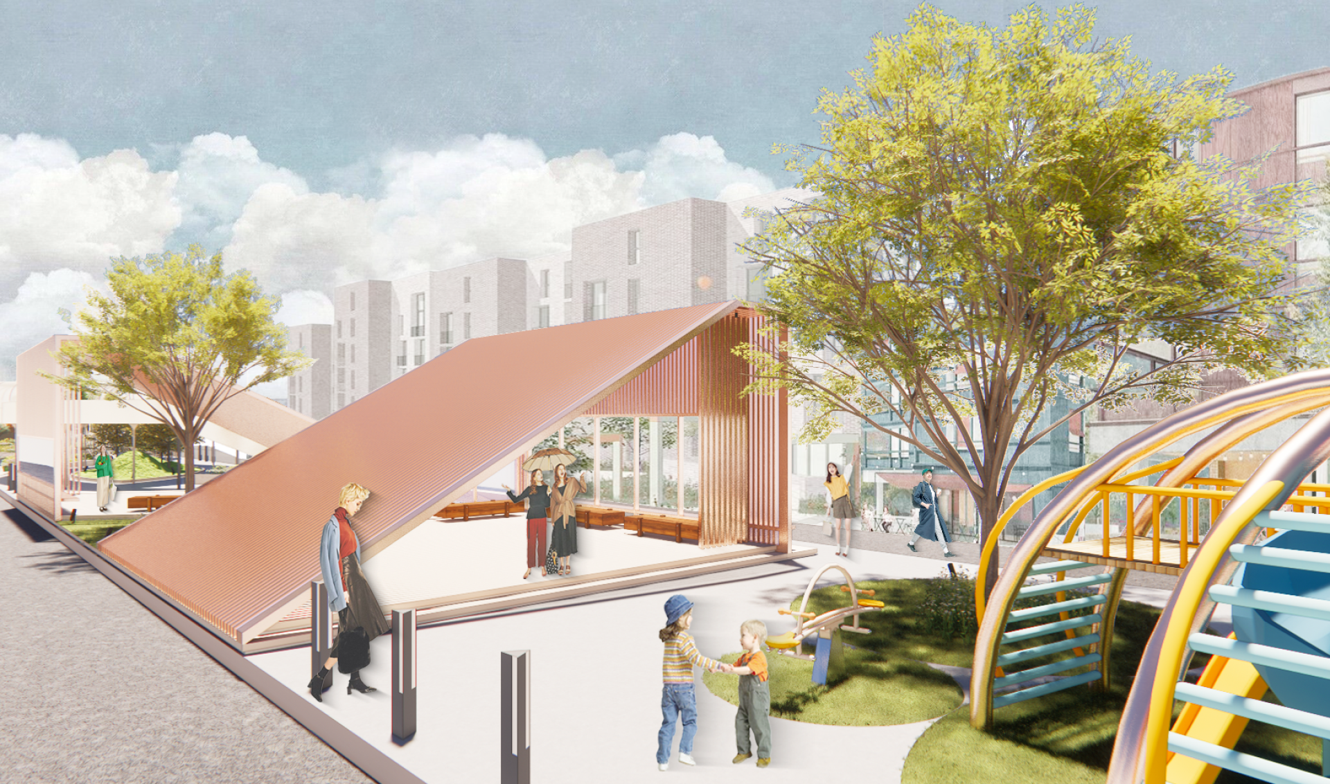 London Design Awards Winner - MINDMEADOW-Healing Teail Walking Area