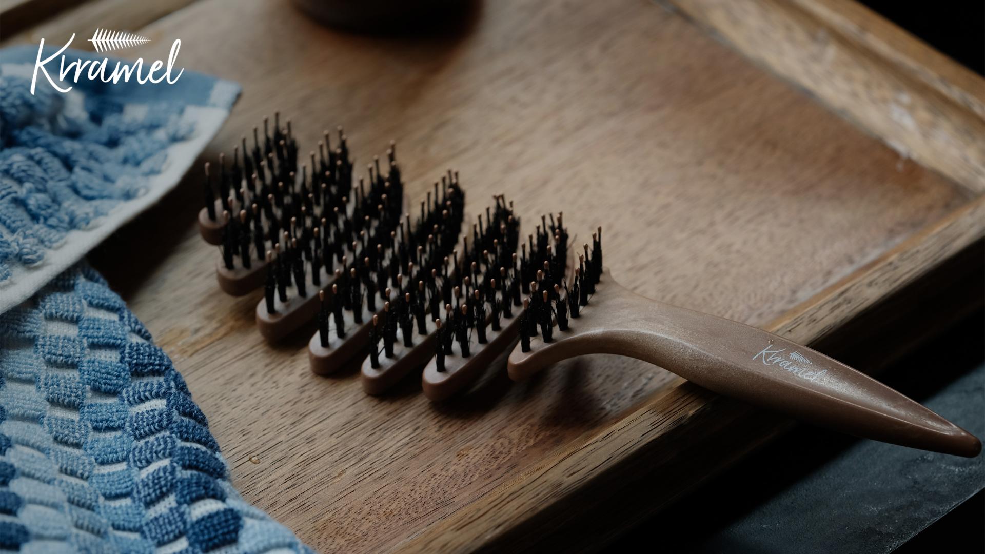 London Design Awards Winner - Pinecone Boar Bristle Brush