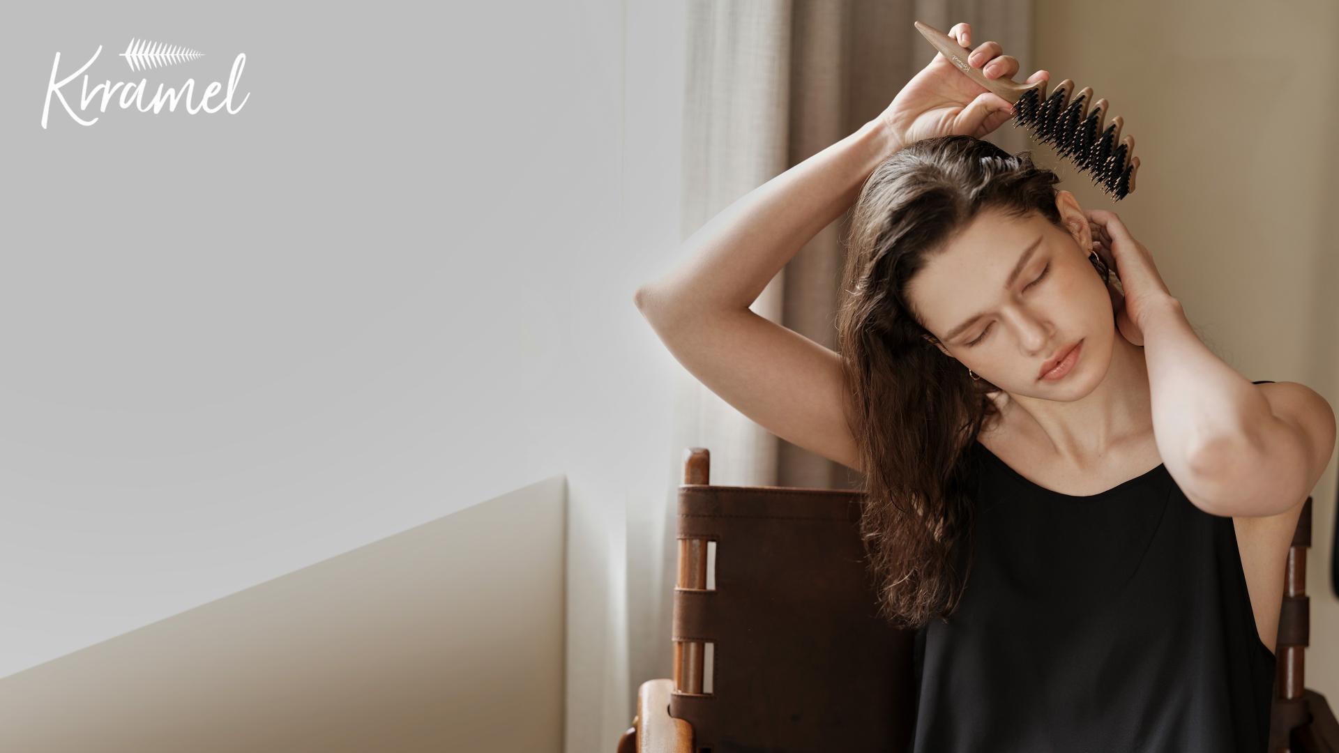 London Design Awards Winner - Pinecone Boar Bristle Brush