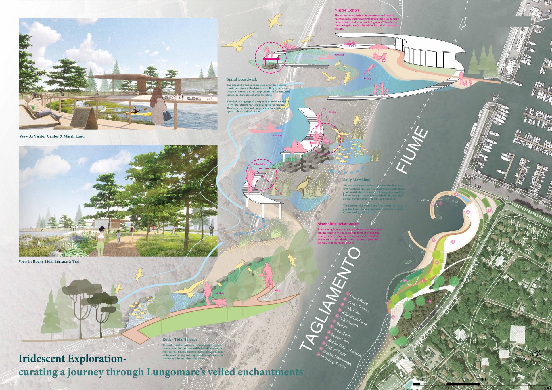 London Design Awards Winner - Iridescent Exploration: Lungomare's veiled enchantments
