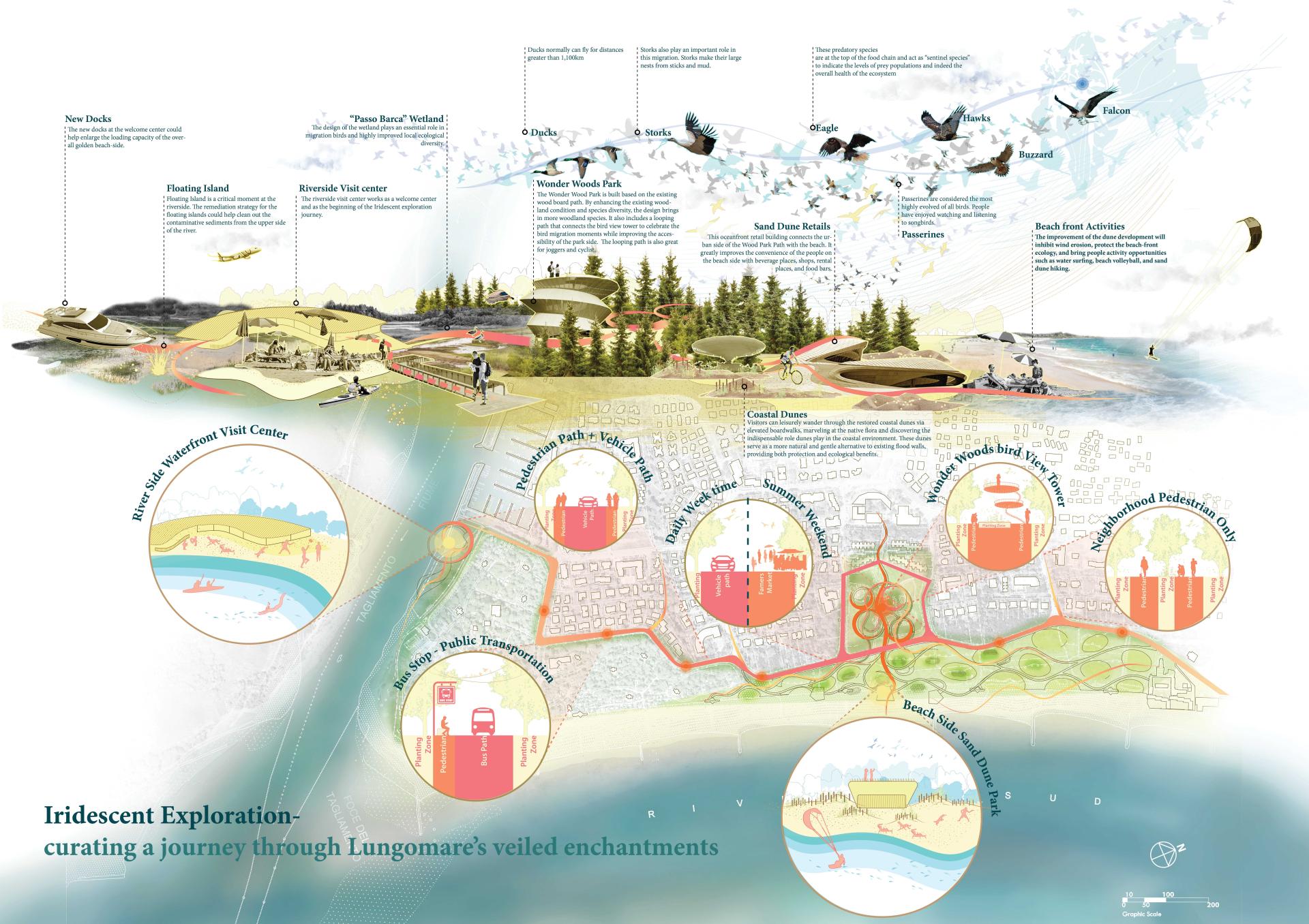 London Design Awards Winner - Iridescent Exploration: Lungomare's veiled enchantments