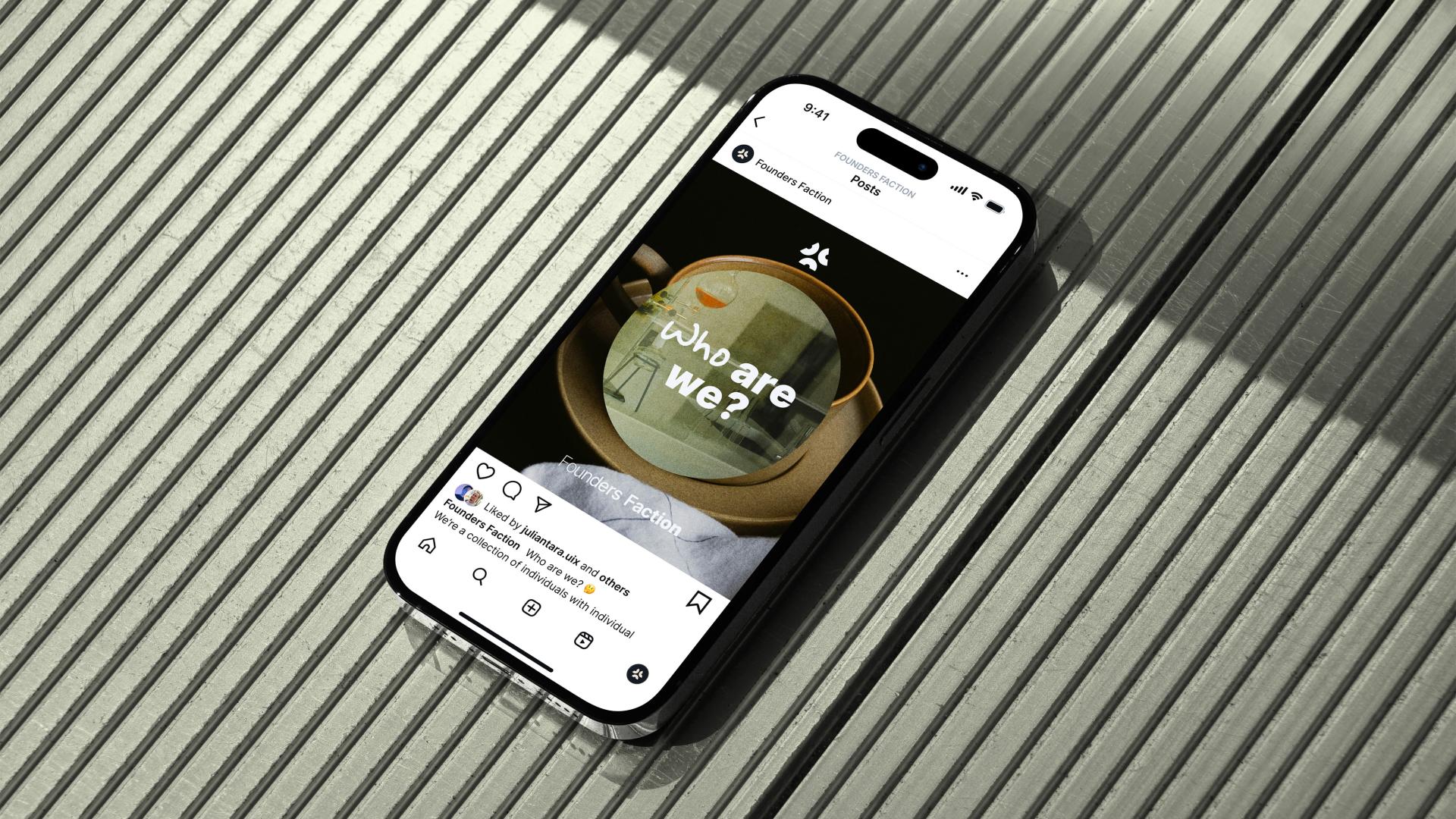 London Design Awards Winner - Founders Faction