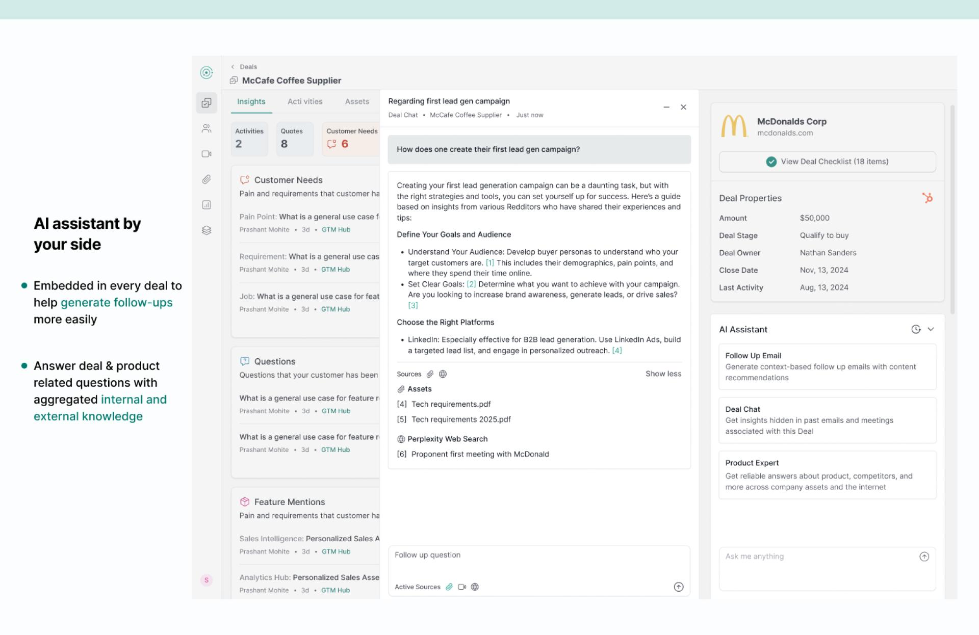 London Design Awards Winner - Conversation Intelligence to Sales Success