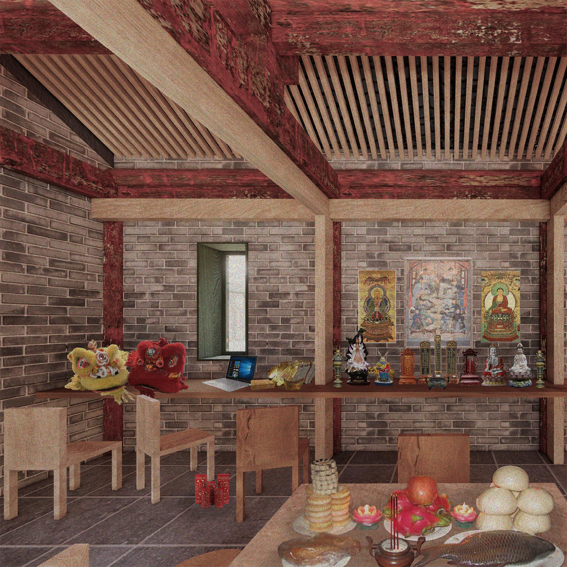 London Design Awards Winner - Polytheism & Polycentric Living: Reimagining Beijing Hutong