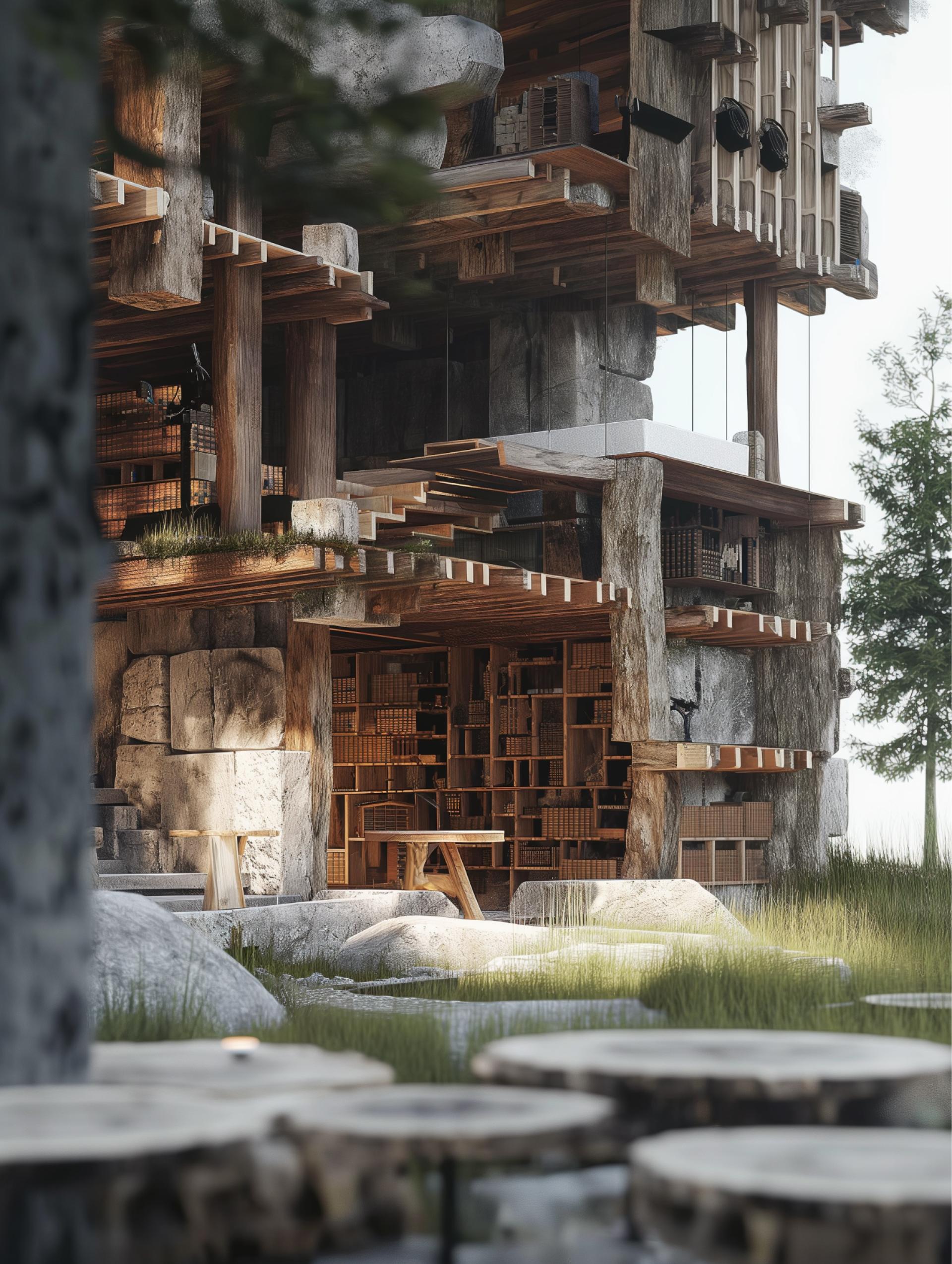 London Design Awards Winner - AI-Driven Upcycling of Regular Wood Trunks and Logs
