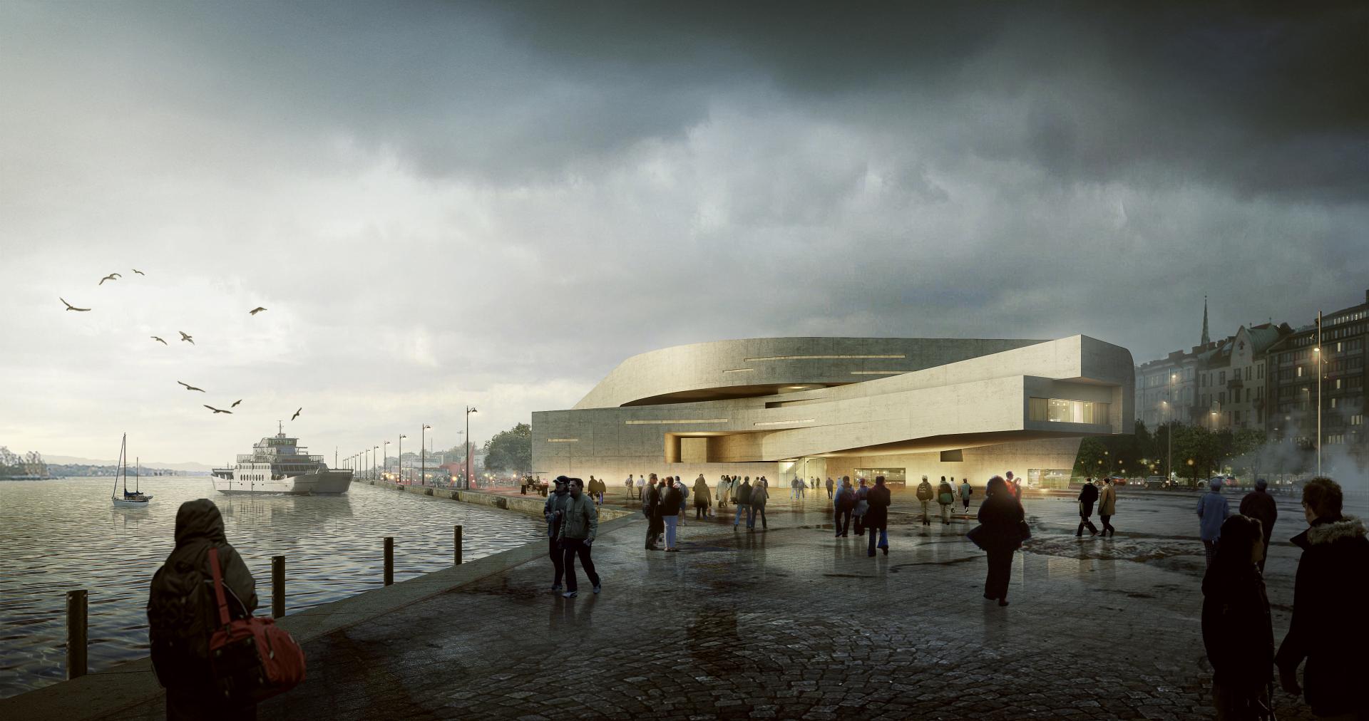 London Design Awards Winner - Guggenheim Museum-Near Figure