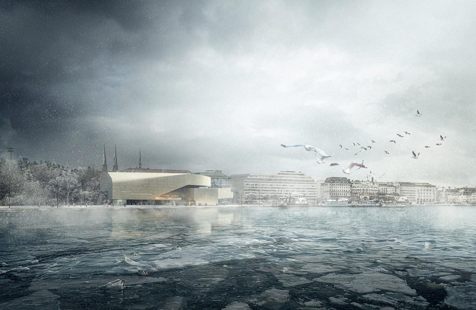 London Design Awards Winner - Guggenheim Museum-Near Figure