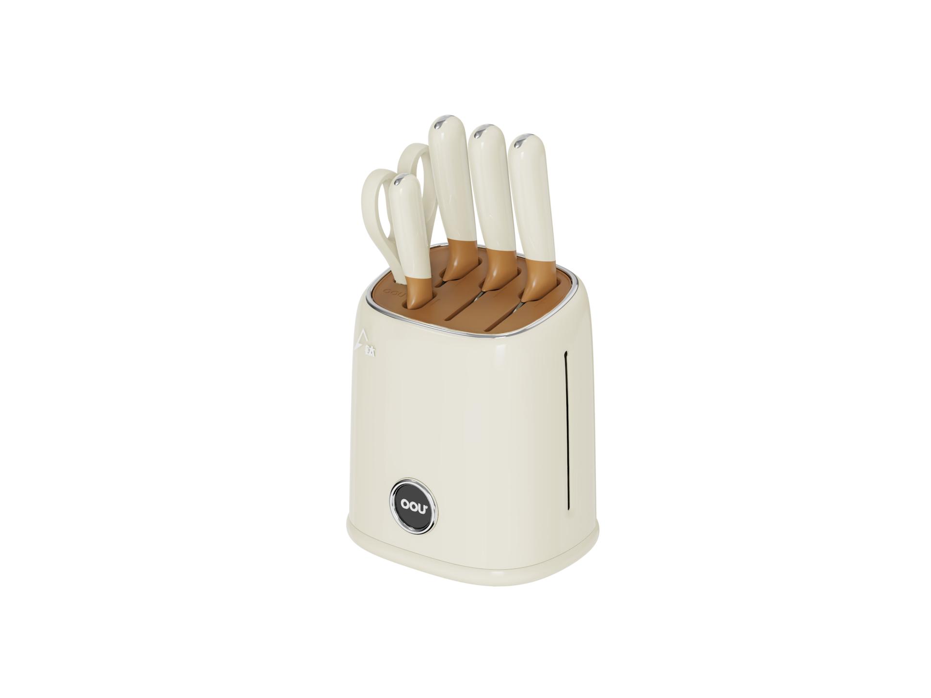 London Design Awards Winner - Deer series titanium knife six piece set