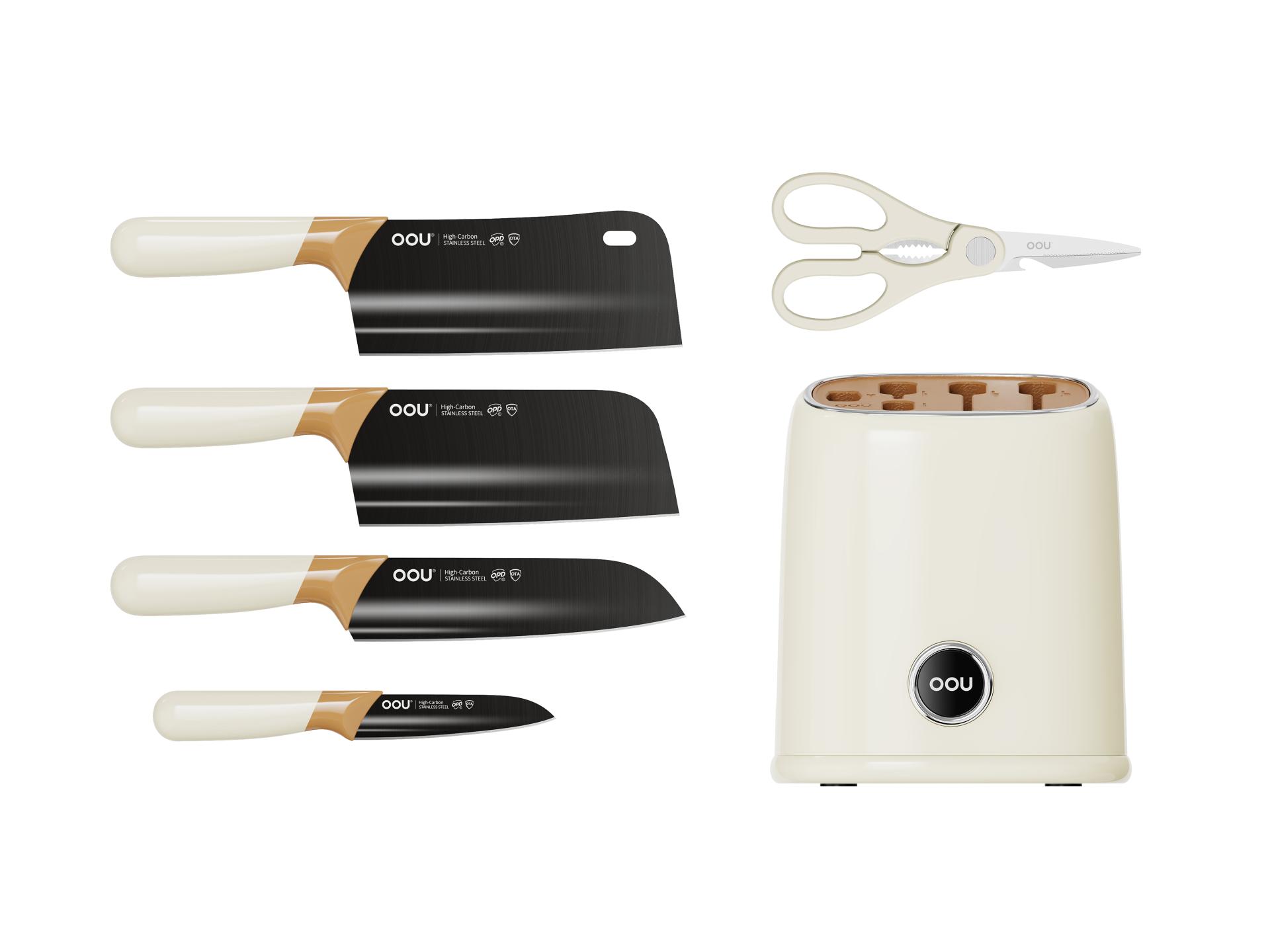 London Design Awards Winner - Deer series titanium knife six piece set