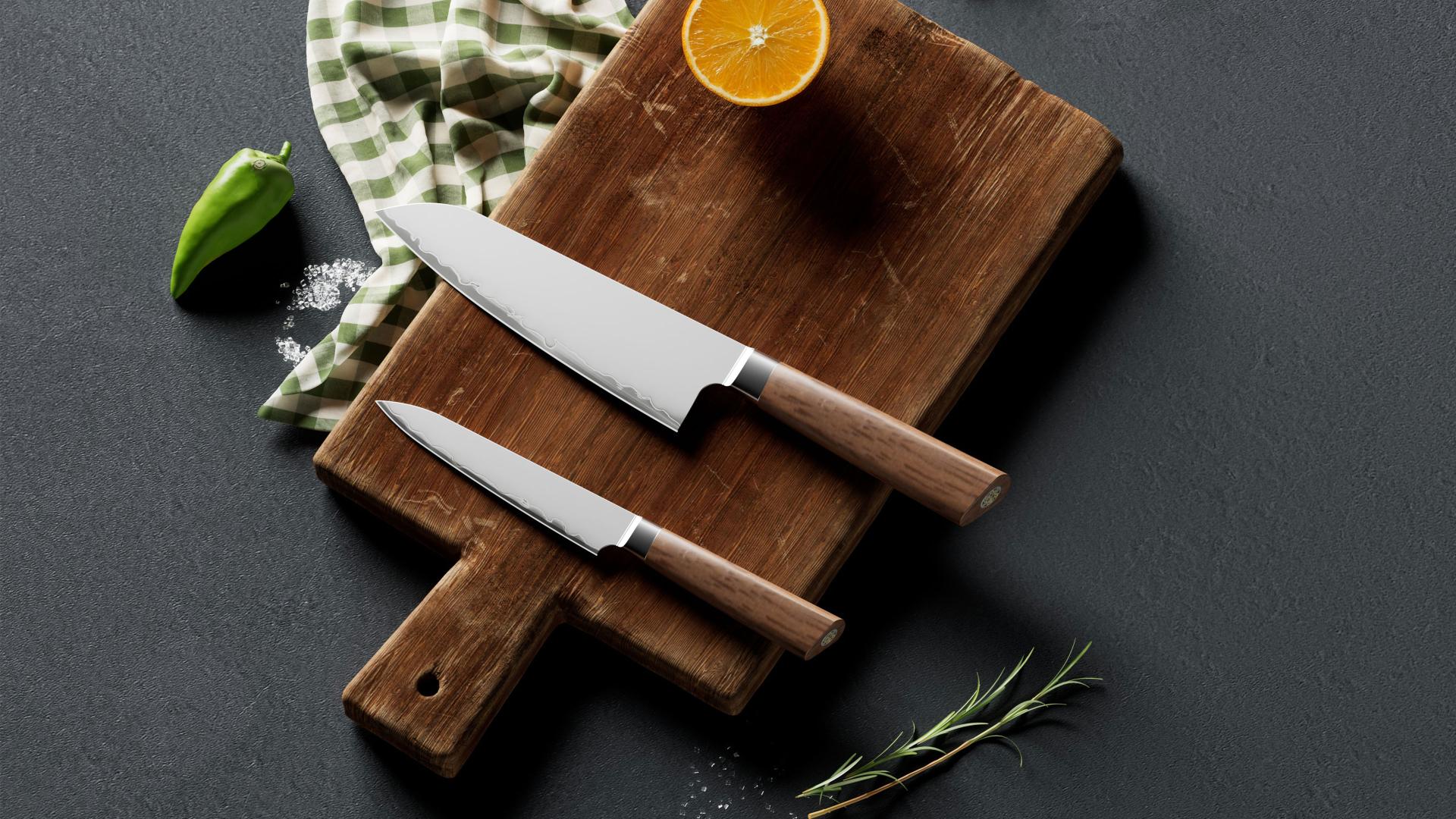 London Design Awards Winner - Whisper Three-Layer Composite Steel Kitchen Knife