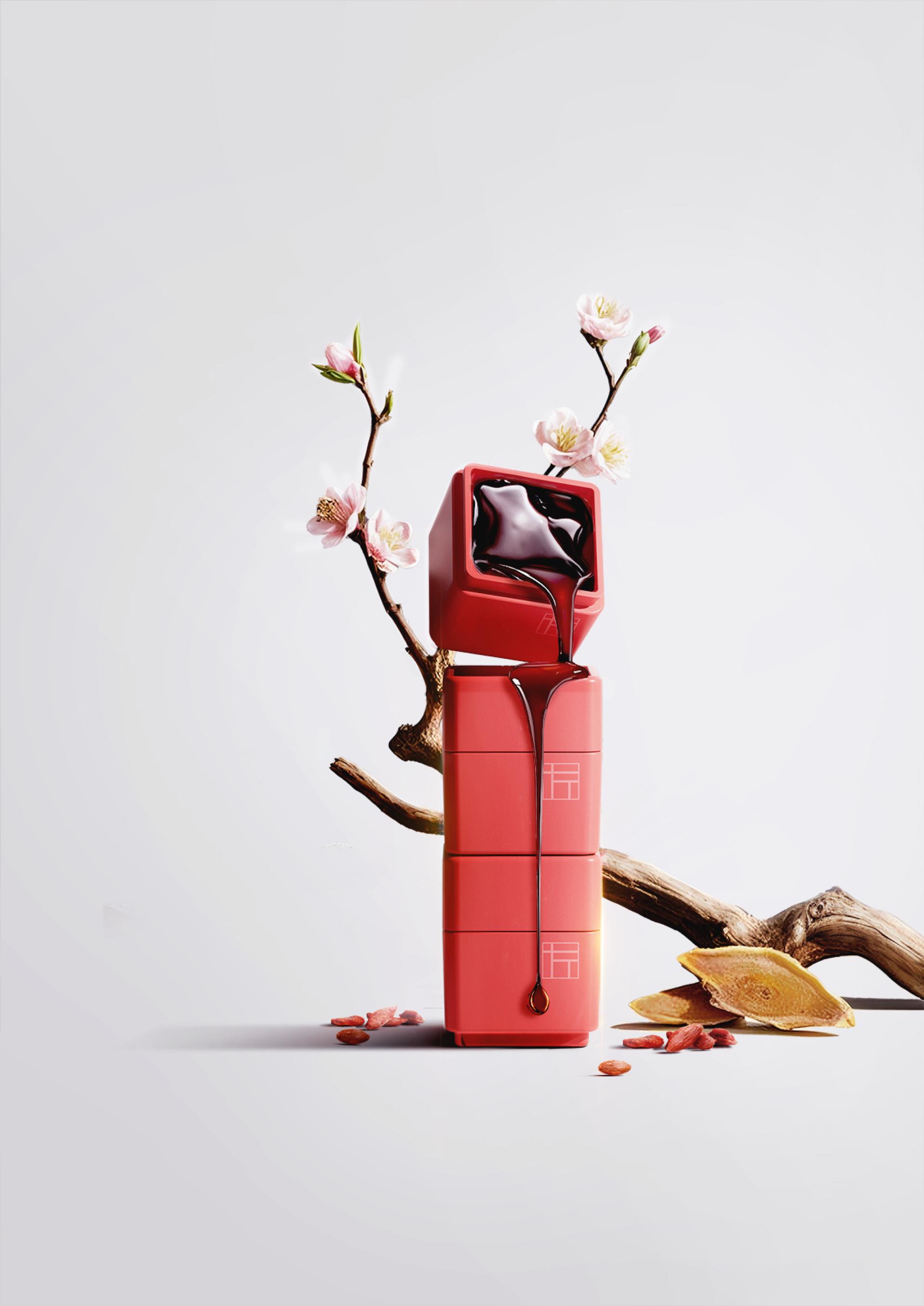 London Design Awards Winner - Yuan Qi Zhao Huan Energy Evoker Square Box