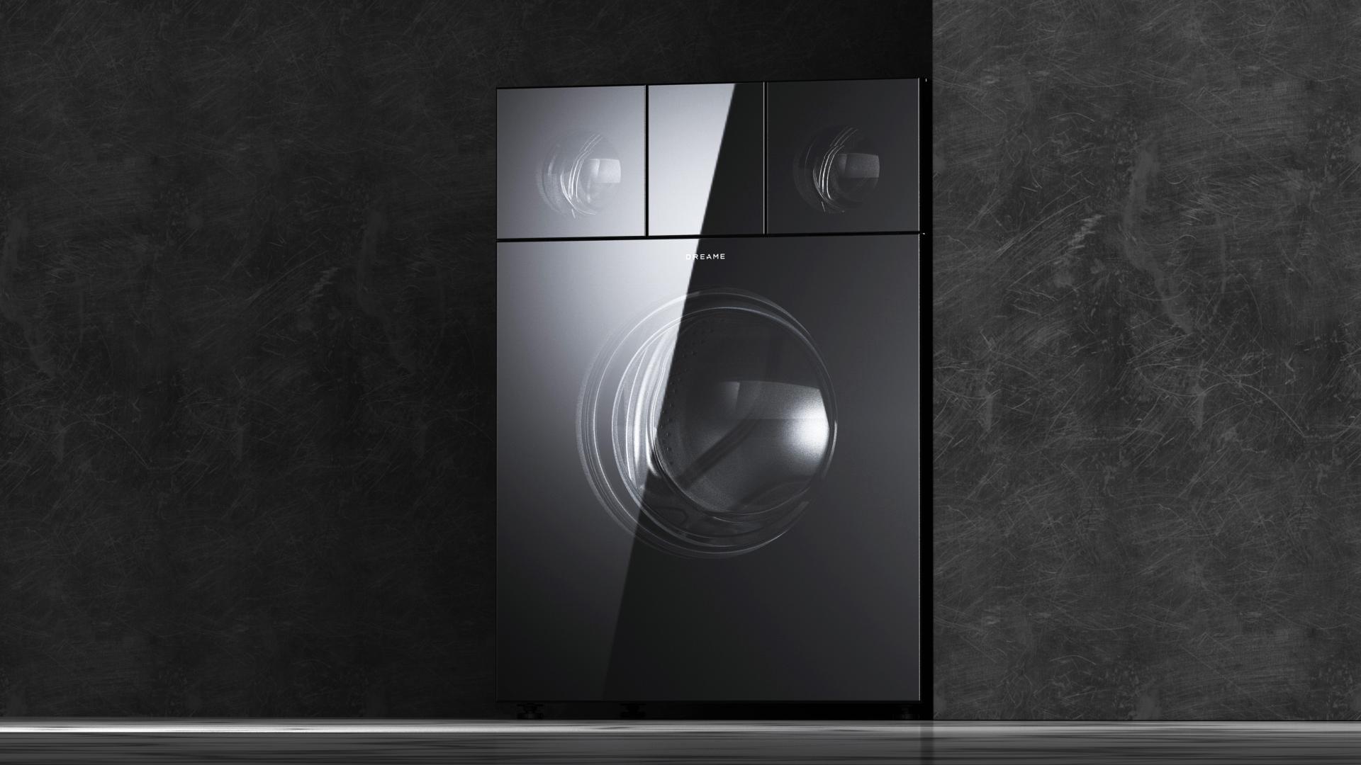 London Design Awards Winner - Black Stone triple-drum Washer