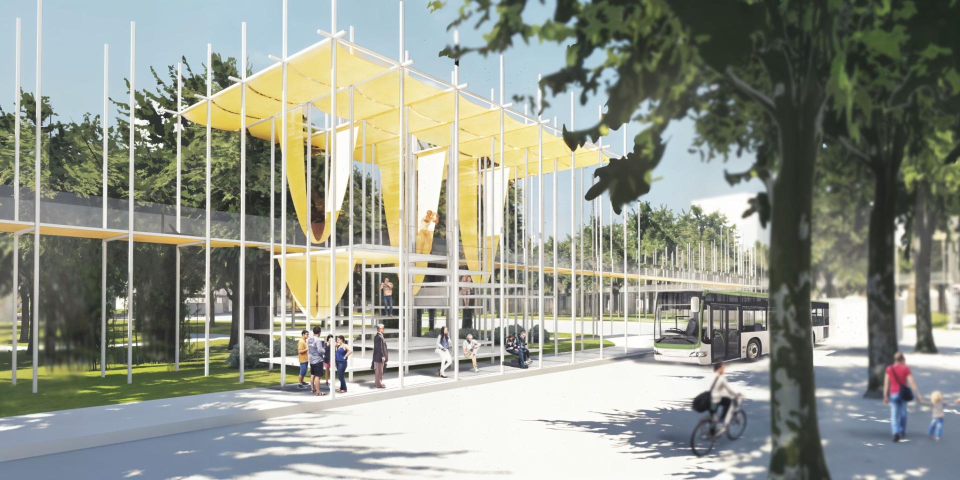 London Design Awards Winner - Between Roar & Veil: Transforming Highway to Walkable Realm
