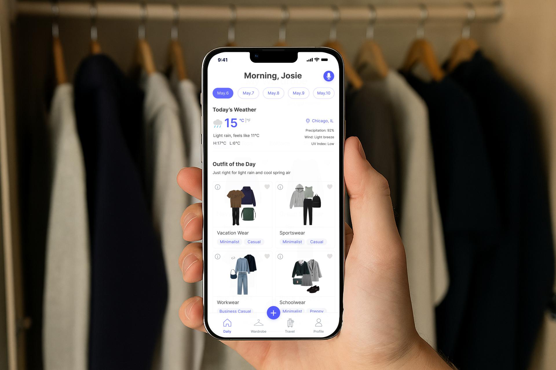 London Design Awards Winner - Rewear: Context-Aware AI Styling with What You Own
