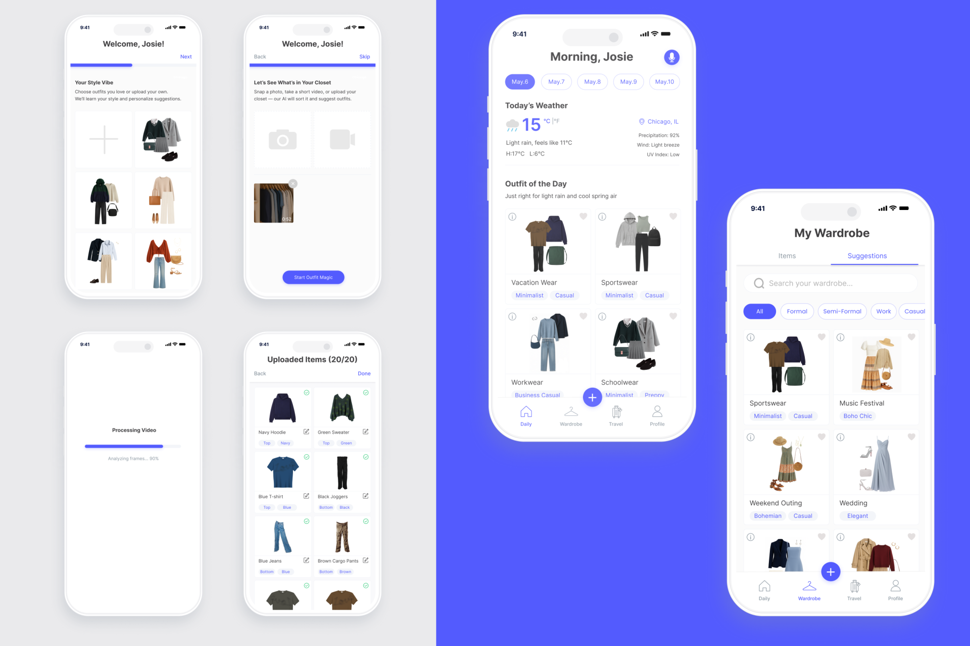 London Design Awards Winner - Rewear: Context-Aware AI Styling with What You Own