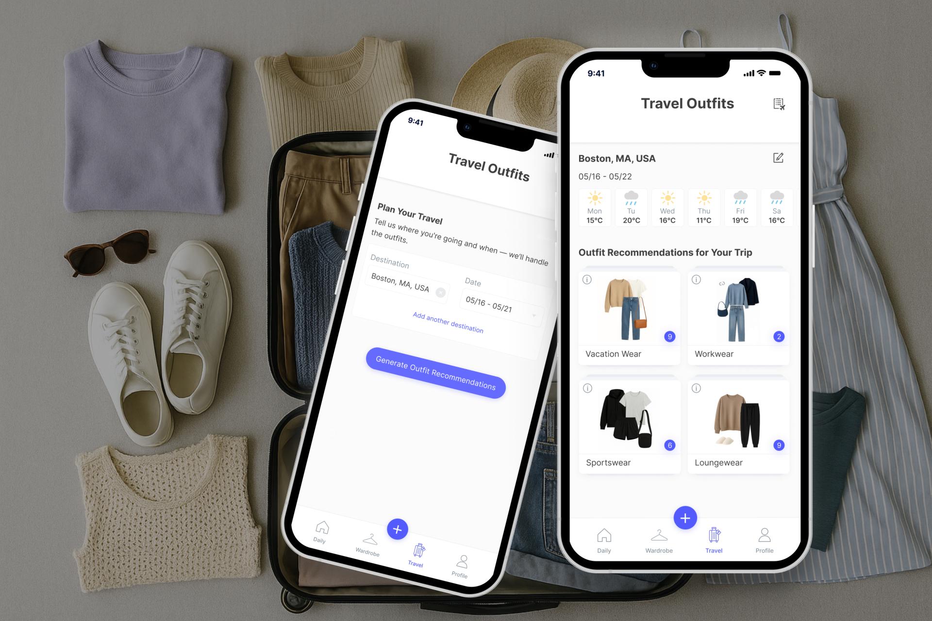 London Design Awards Winner - Rewear: Context-Aware AI Styling with What You Own