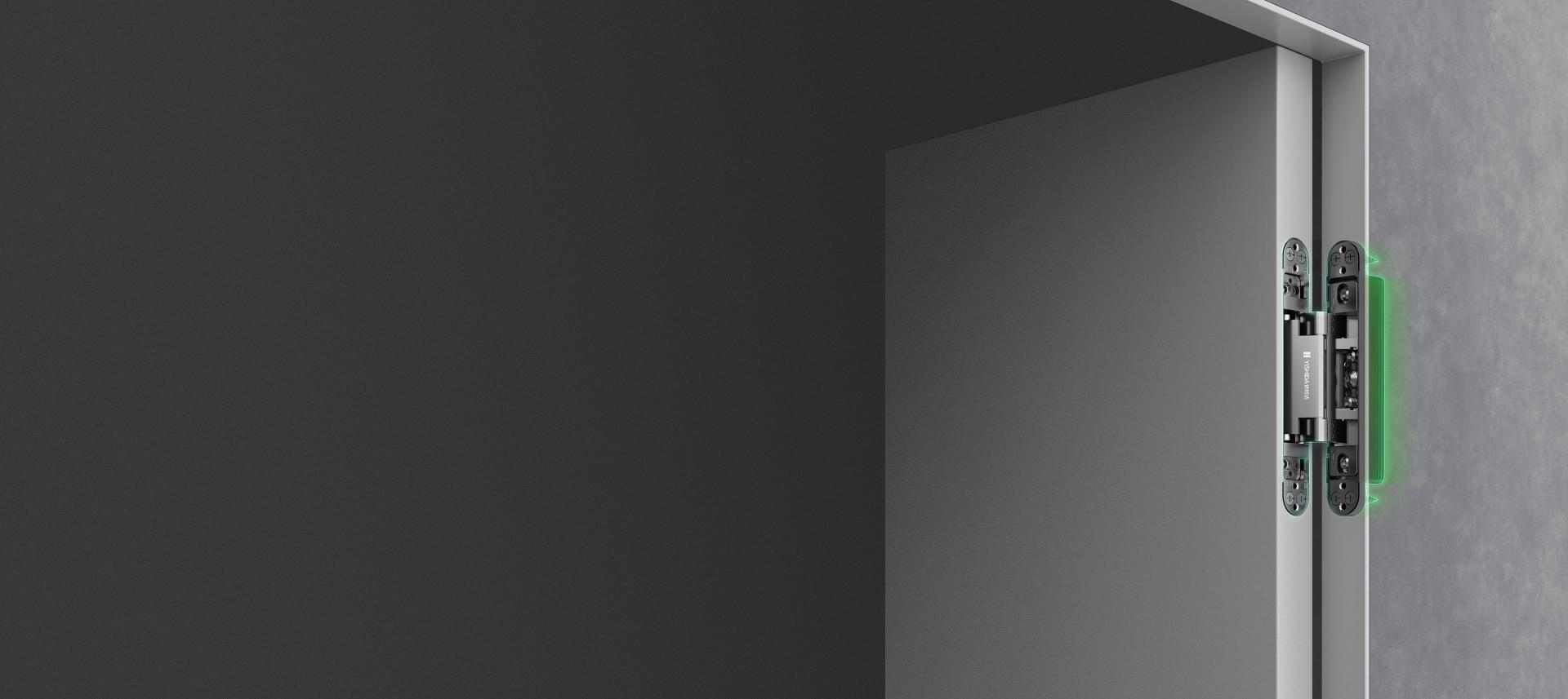 London Design Awards Winner - 3D Hydraulic Hidden Hinge