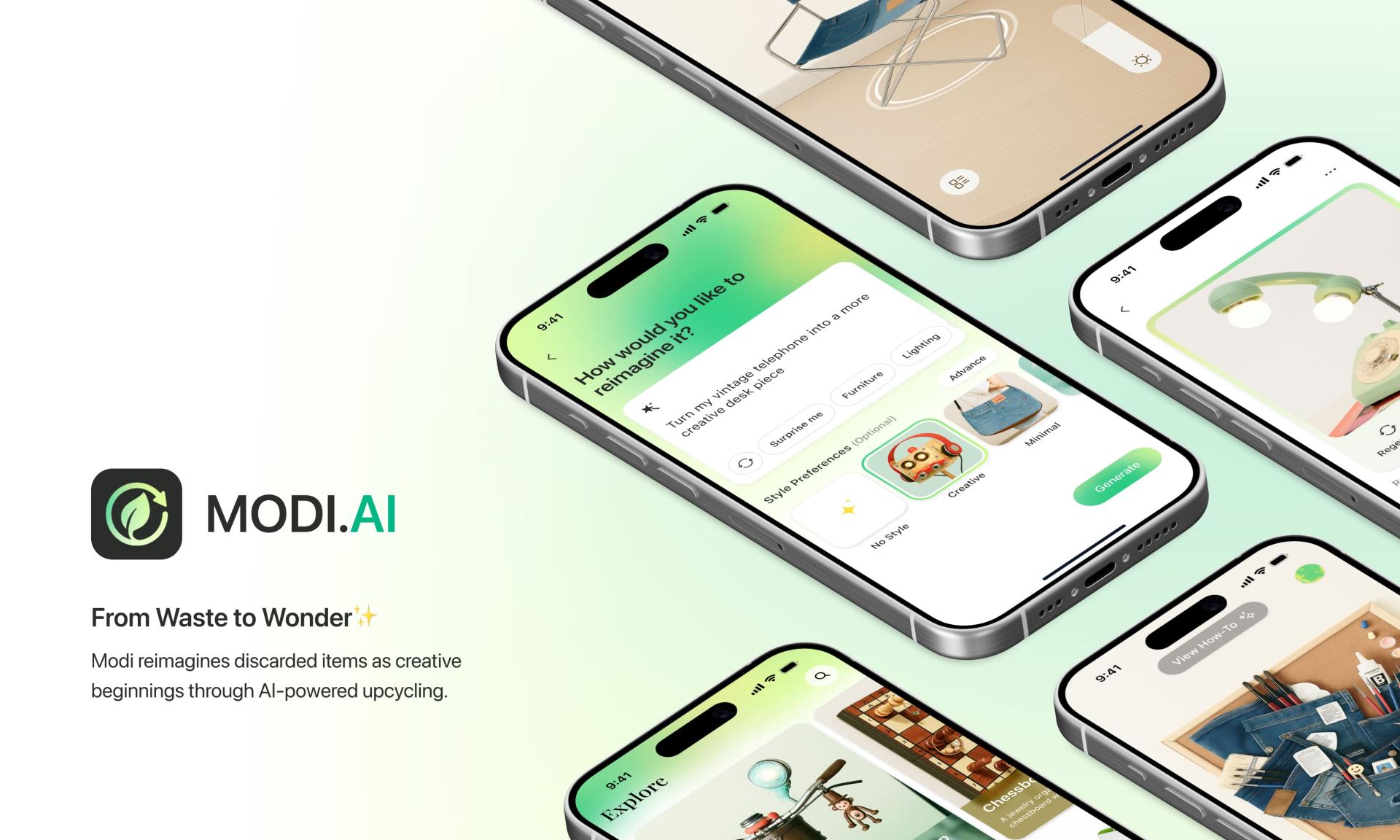 London Design Awards Winner - Modi.AI: AI-Powered Upcycling Platform