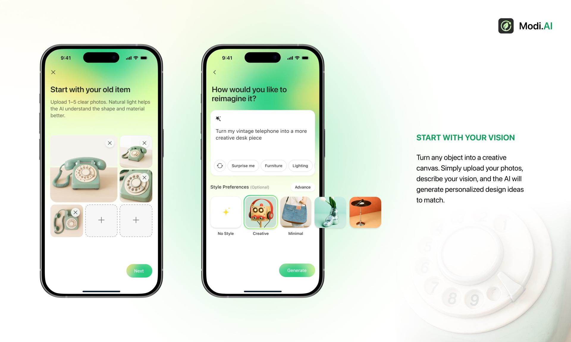 London Design Awards Winner - Modi.AI: AI-Powered Upcycling Platform