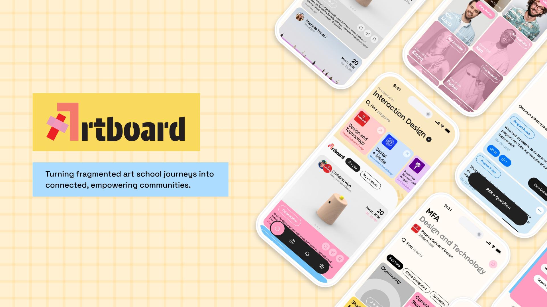 London Design Awards Winner - Artboard: A Peer-Powered Platform for Art Education