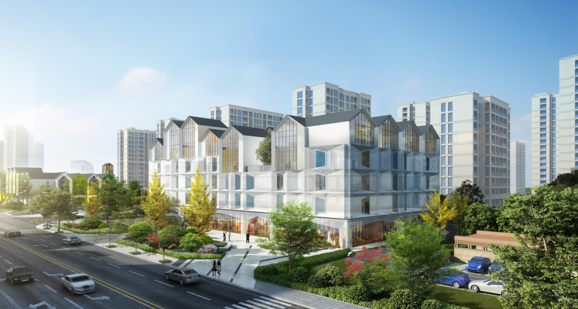 London Design Awards Winner - Longyou Wen Cheng Housing Proj: Neighbor Ctr & Kdgtn